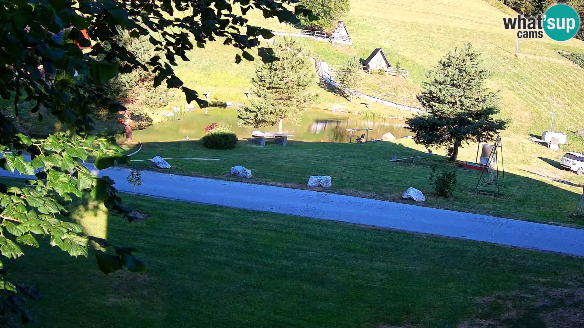 Étang à la ferme Pr’Vrhovc | Caméra en direct