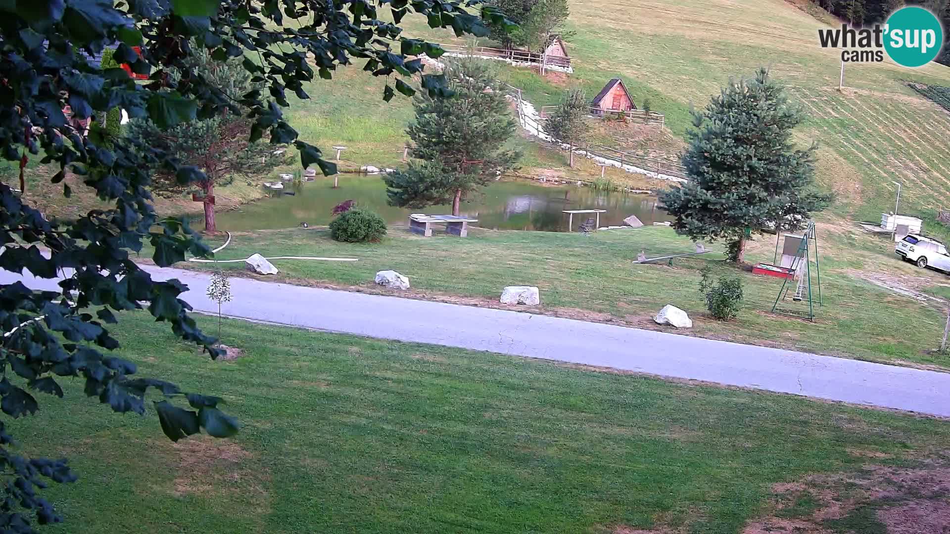 Pond at the Pr’Vrhovc Homestead Webcam