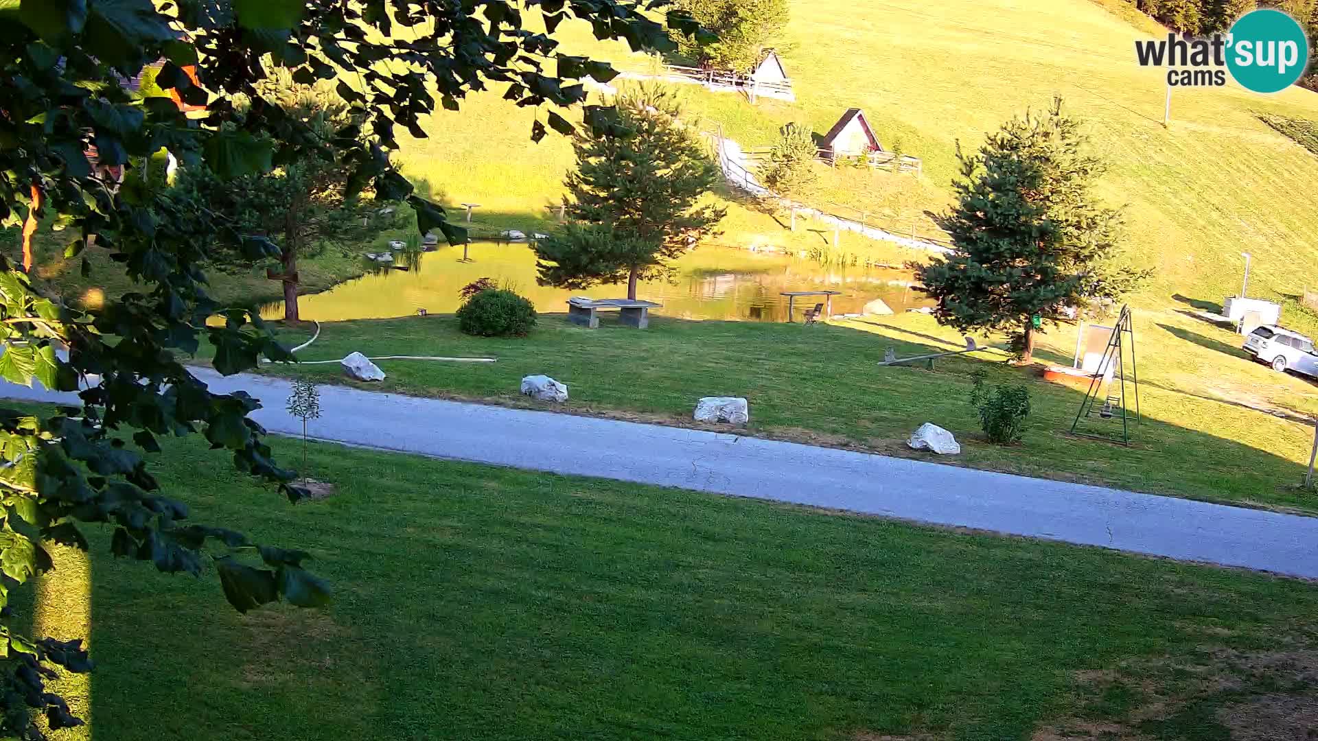 Pond at the Pr’Vrhovc Homestead Webcam