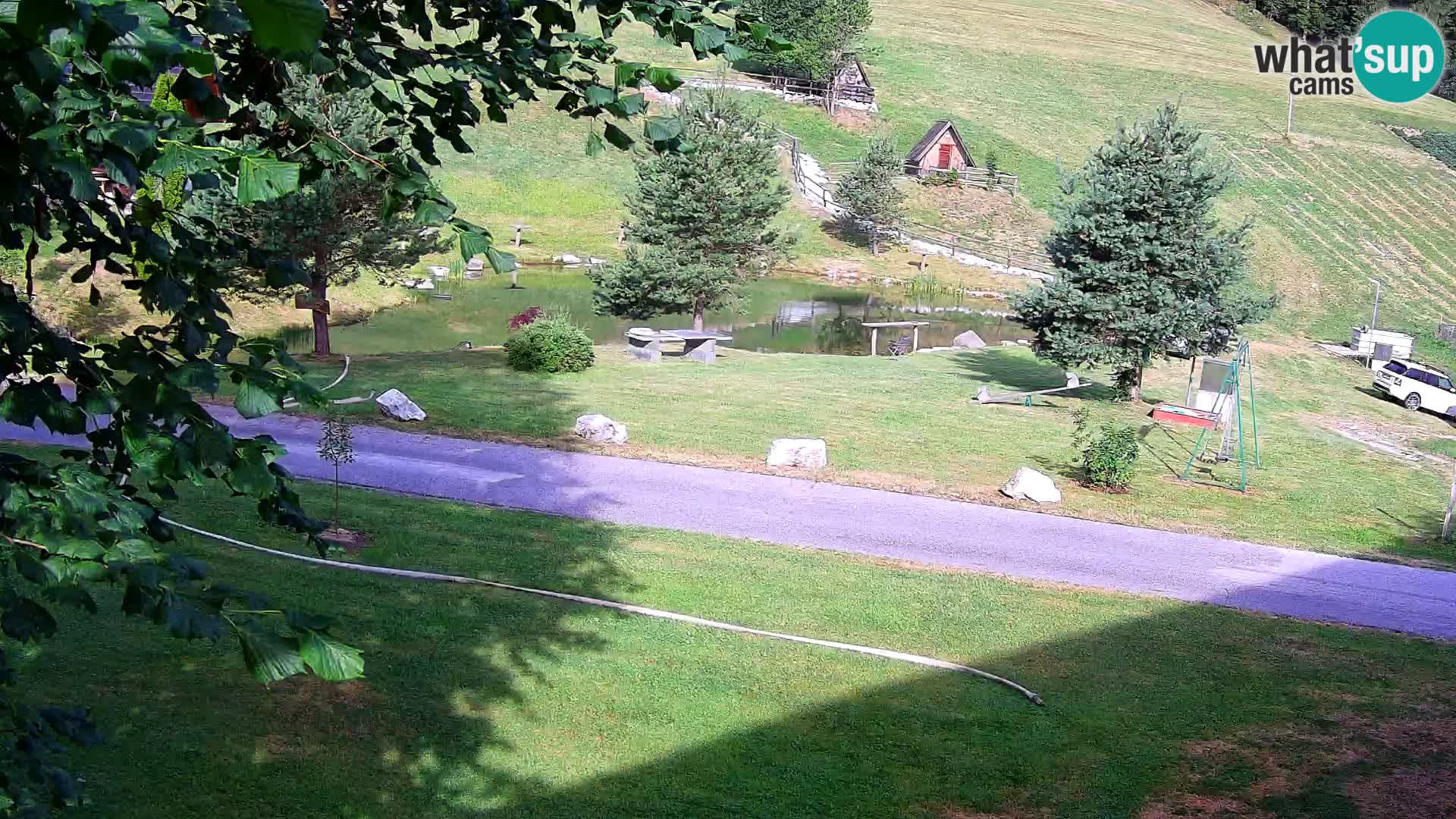 Étang à la ferme Pr’Vrhovc | Caméra en direct