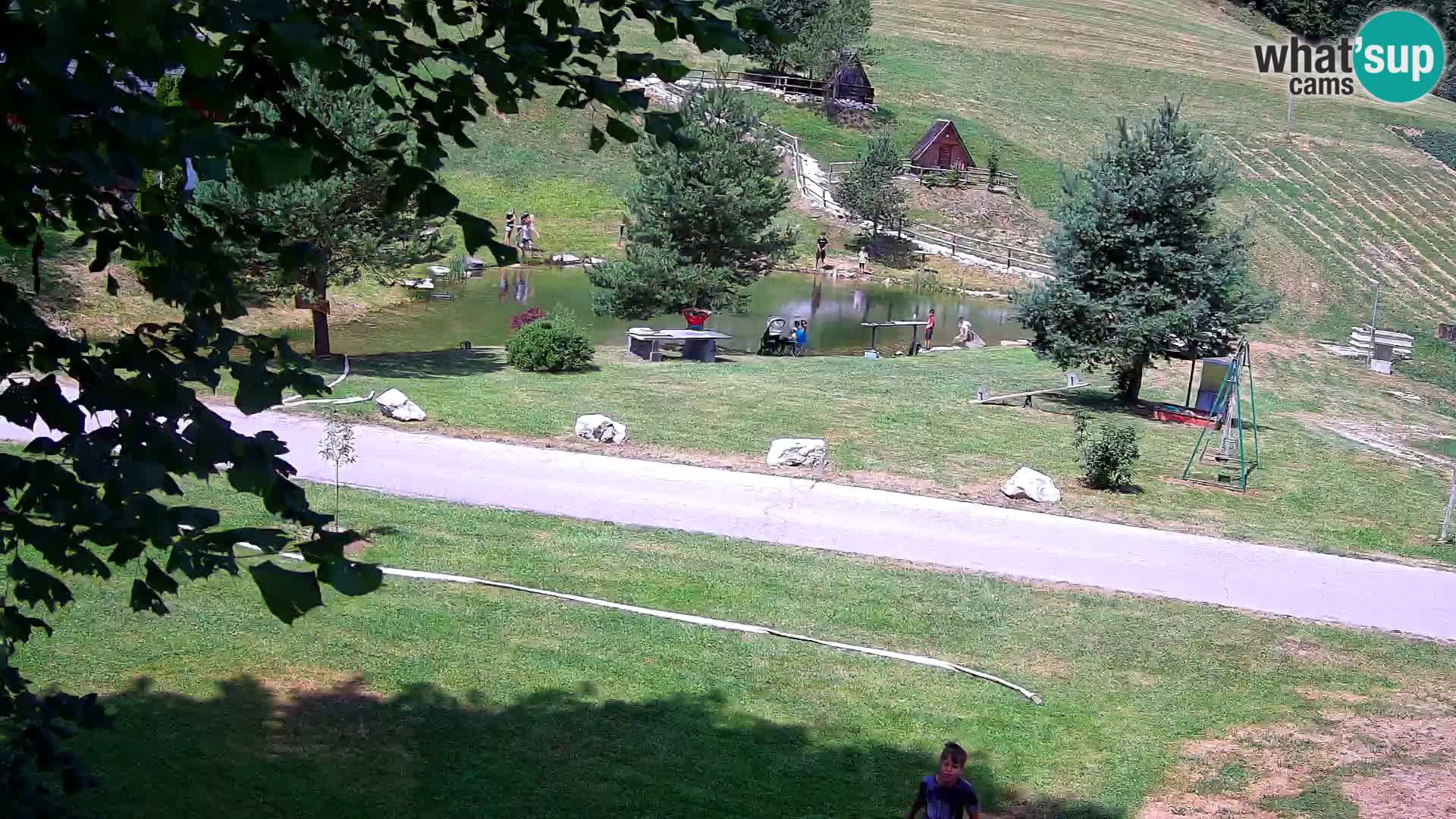 Pond at the Pr’Vrhovc Homestead Webcam