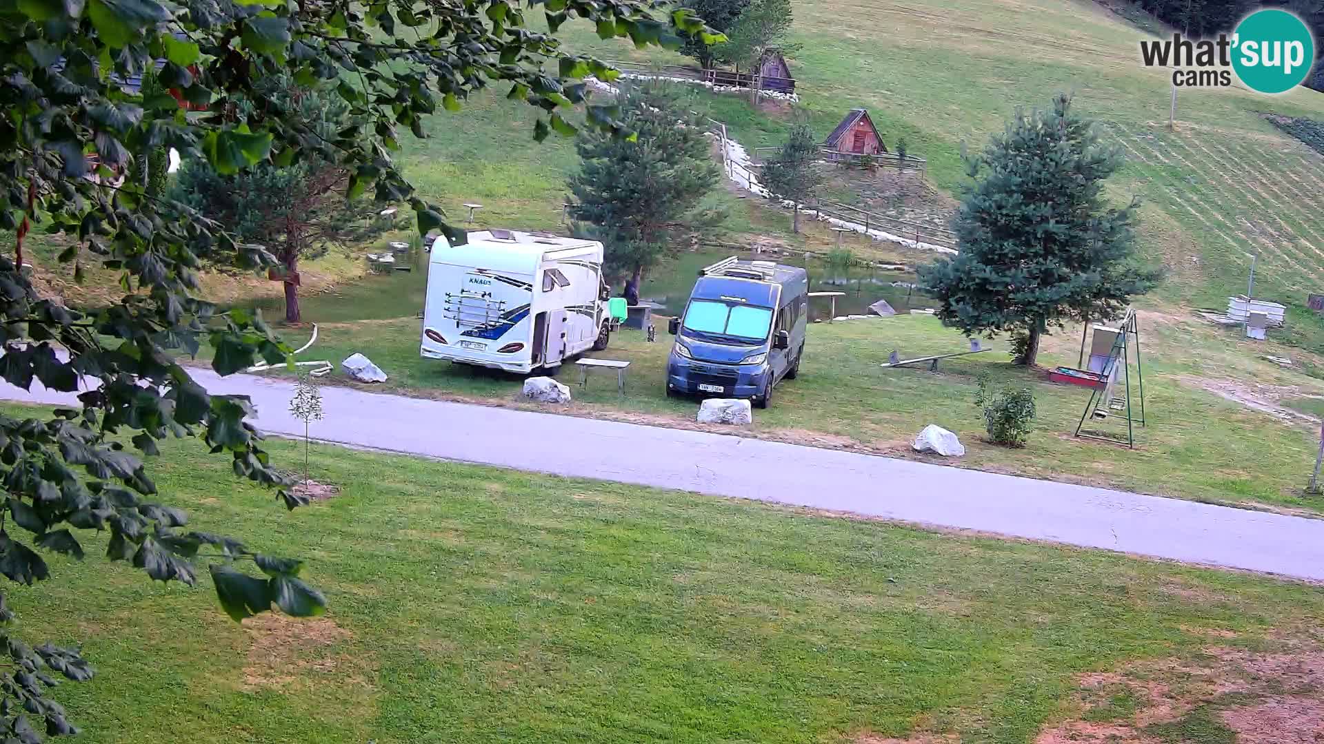 Ribnjak na domaćinstvu Pr’Vrhovc | Web kamera