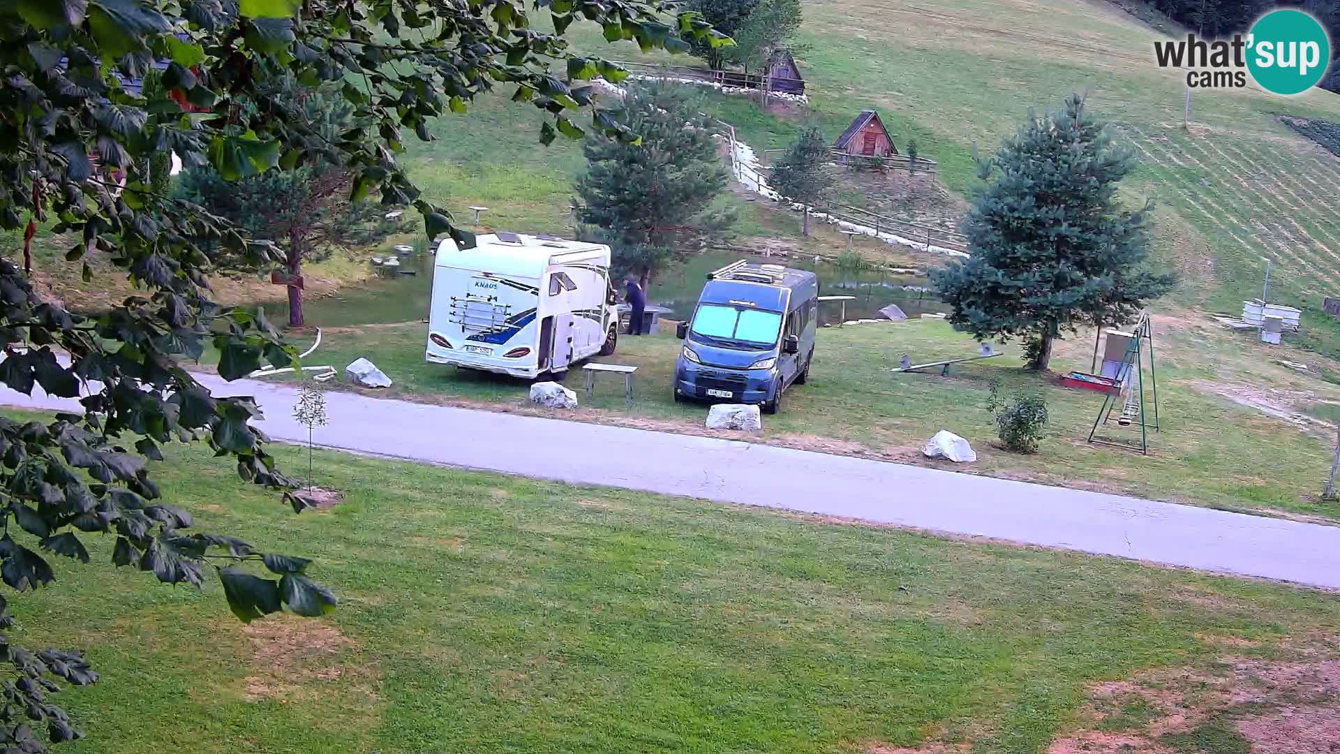 Ribnjak na domaćinstvu Pr’Vrhovc | Web kamera