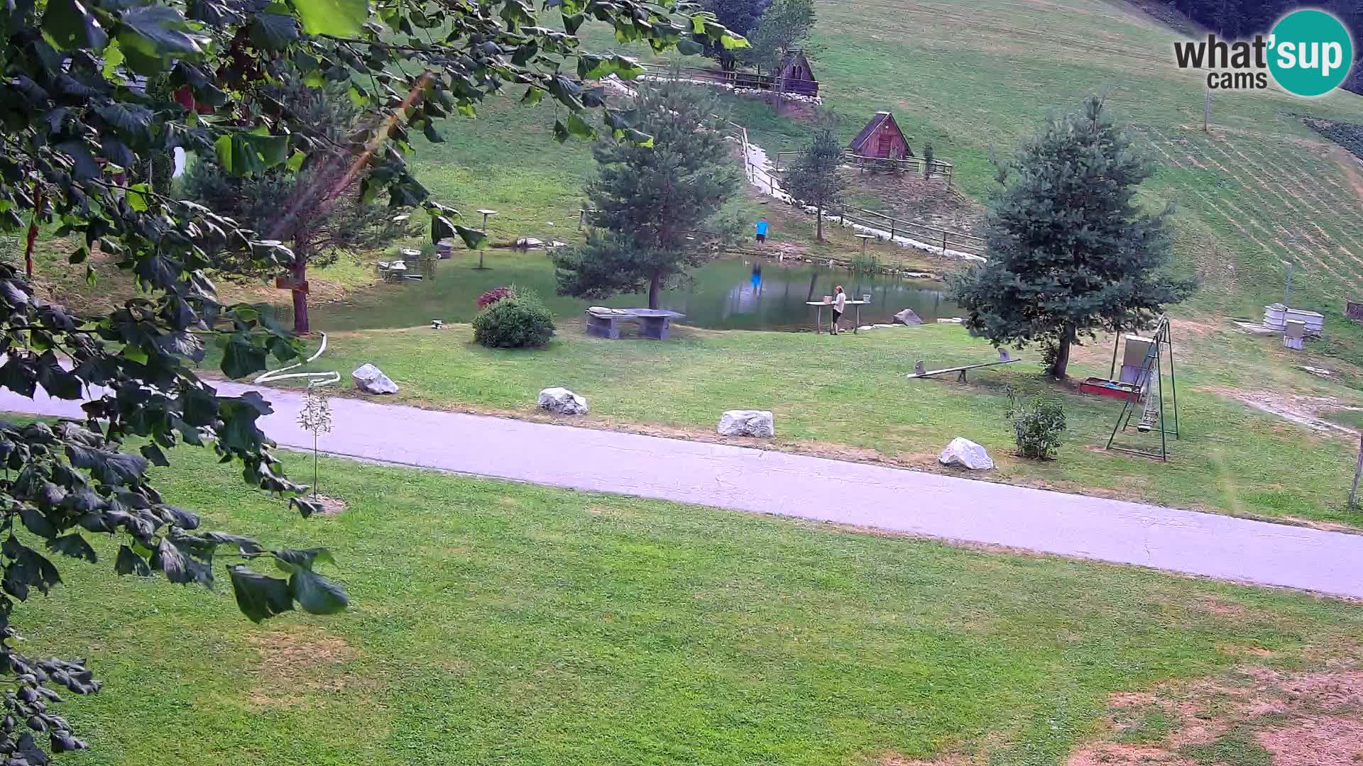 Étang à la ferme Pr’Vrhovc | Caméra en direct