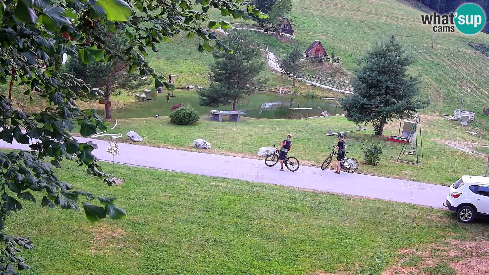 Teich auf dem Bauernhof Pr’Vrhovc | Webkamera