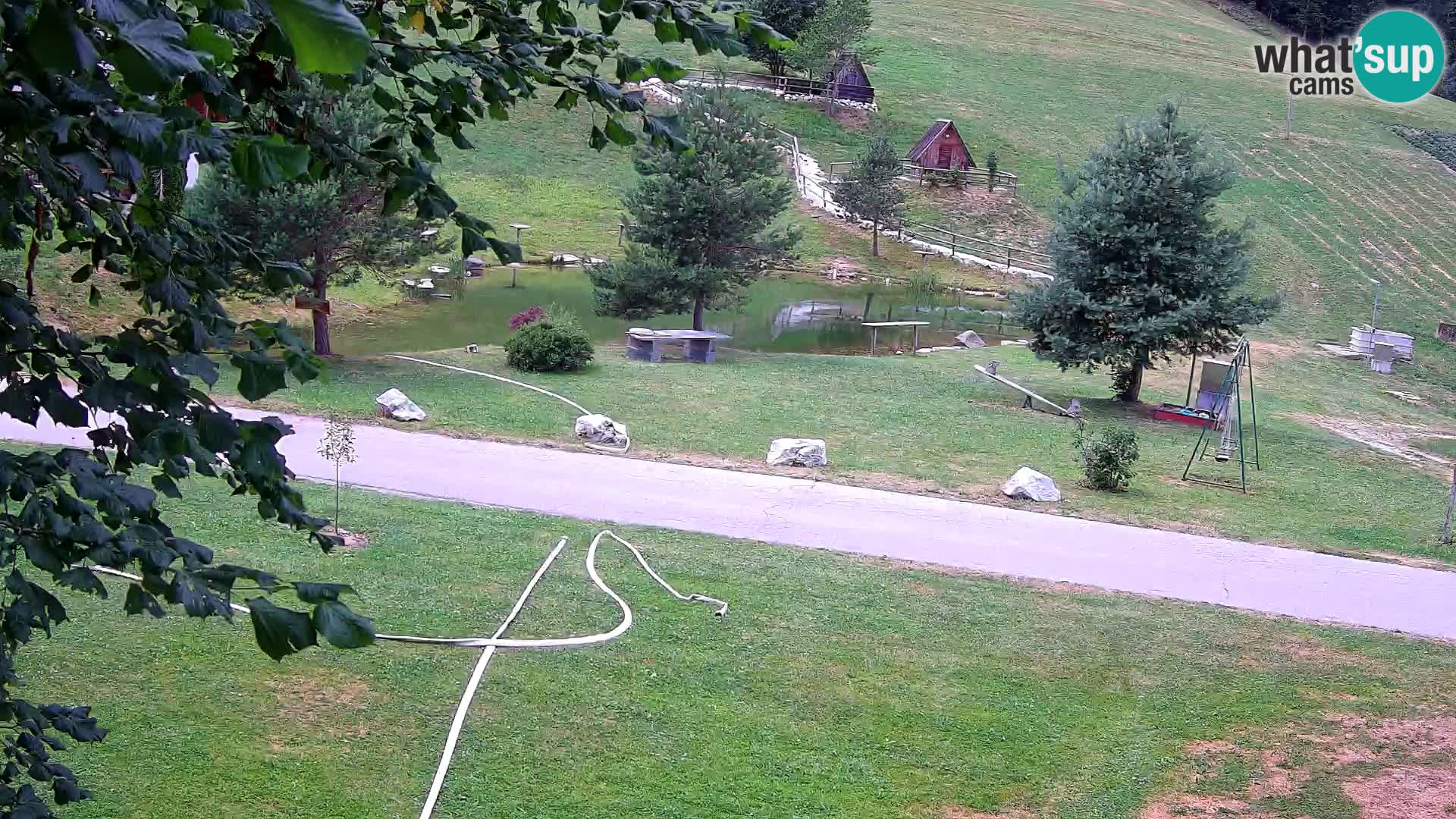 Ribnik na Domačiji Pr’Vrhovc | Spletna kamera