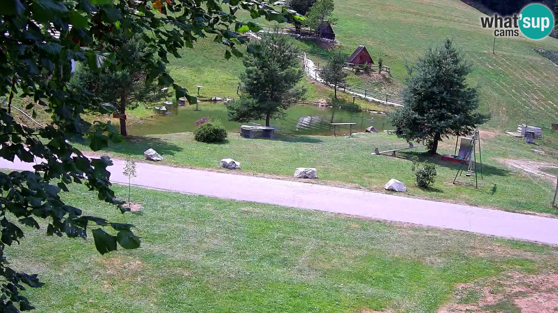 Étang à la ferme Pr’Vrhovc | Caméra en direct