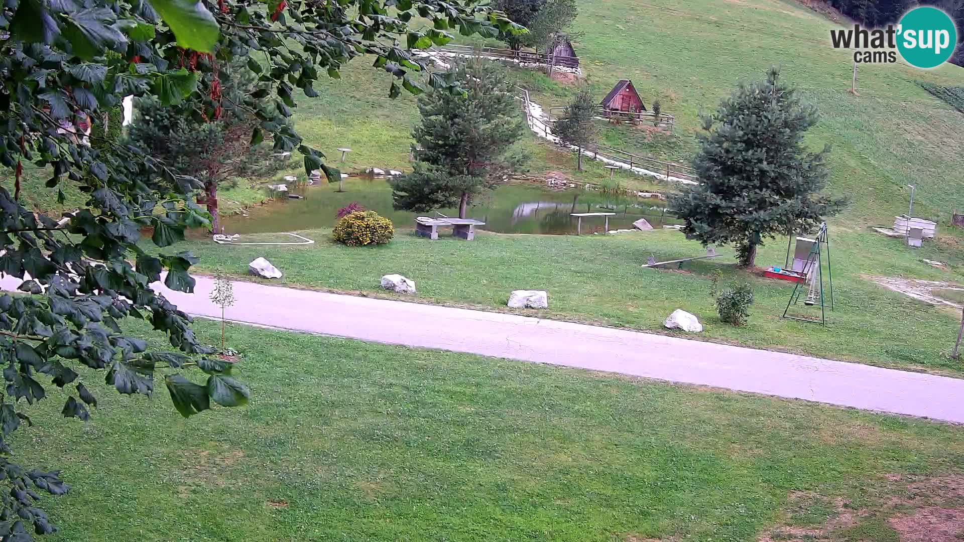 Pond at the Pr’Vrhovc Homestead Webcam