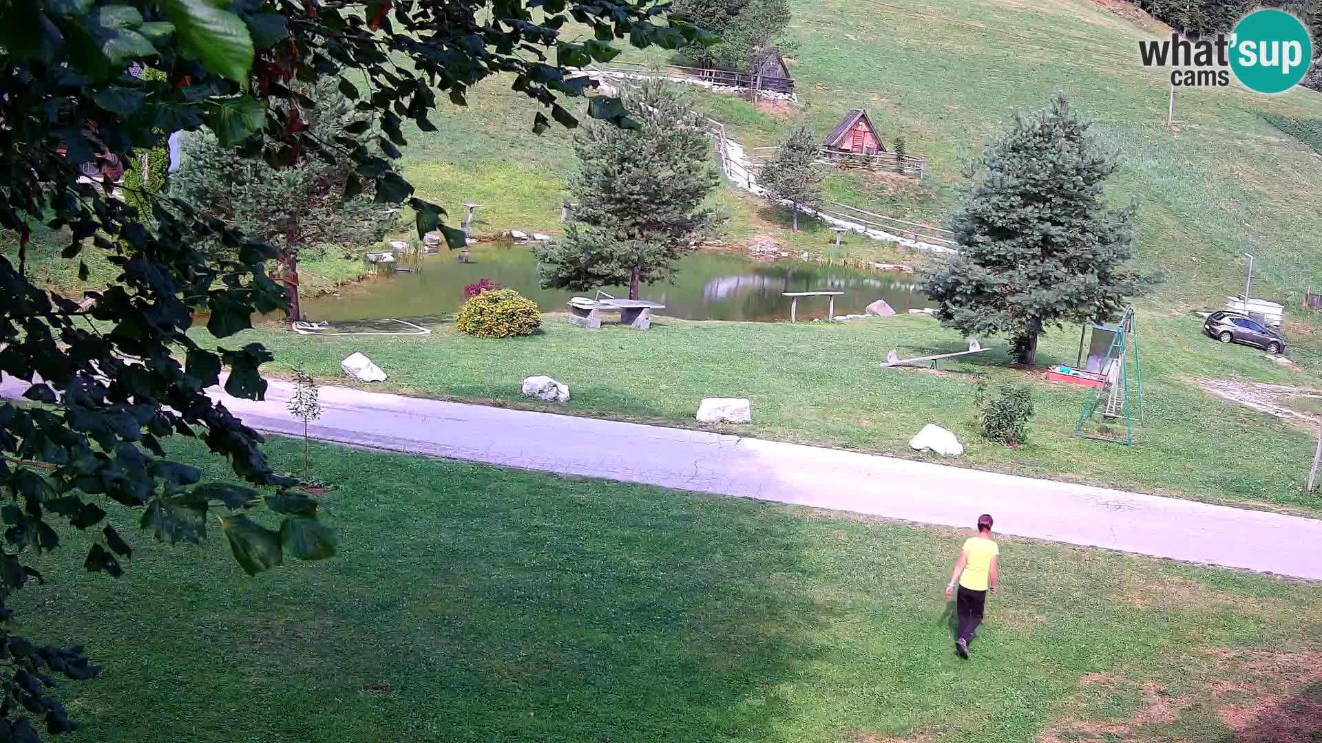 Étang à la ferme Pr’Vrhovc | Caméra en direct
