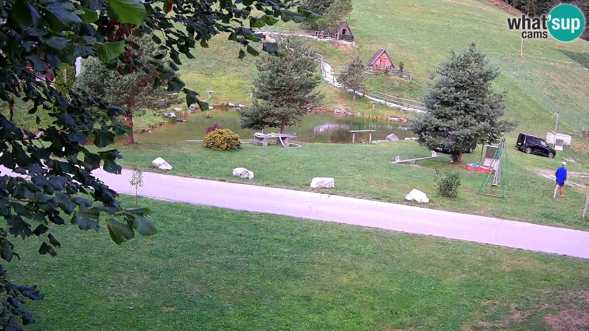 Teich auf dem Bauernhof Pr’Vrhovc | Webkamera