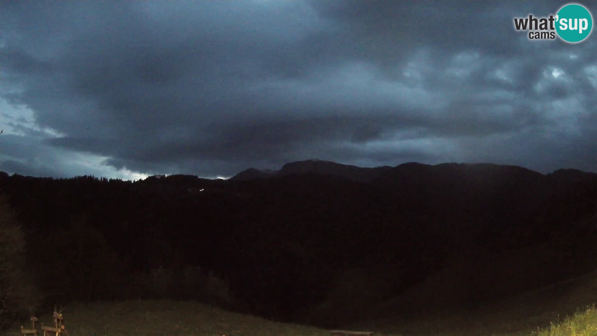 Webcam Brunarica Dražgoše – Liveblick auf Ratitovec (1666 m)