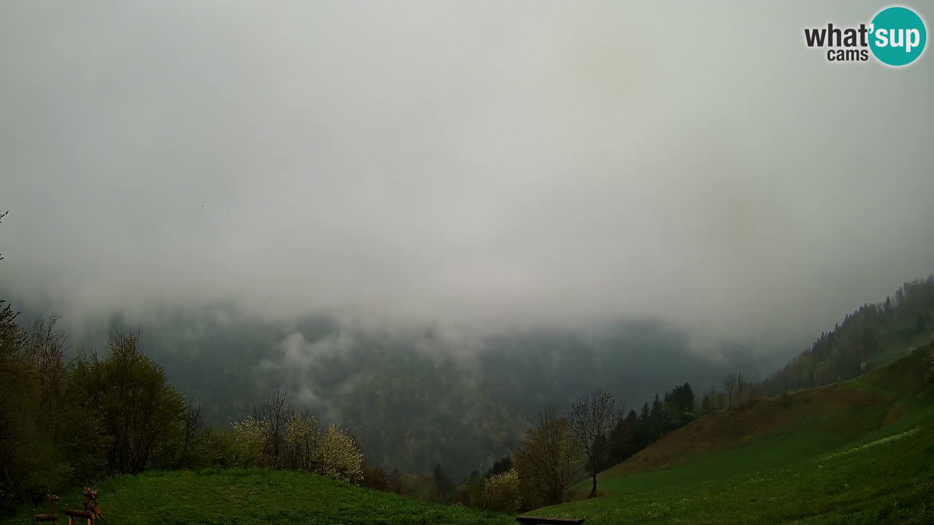 Webcam Brunarica Dražgoše – Liveblick auf Ratitovec (1666 m)