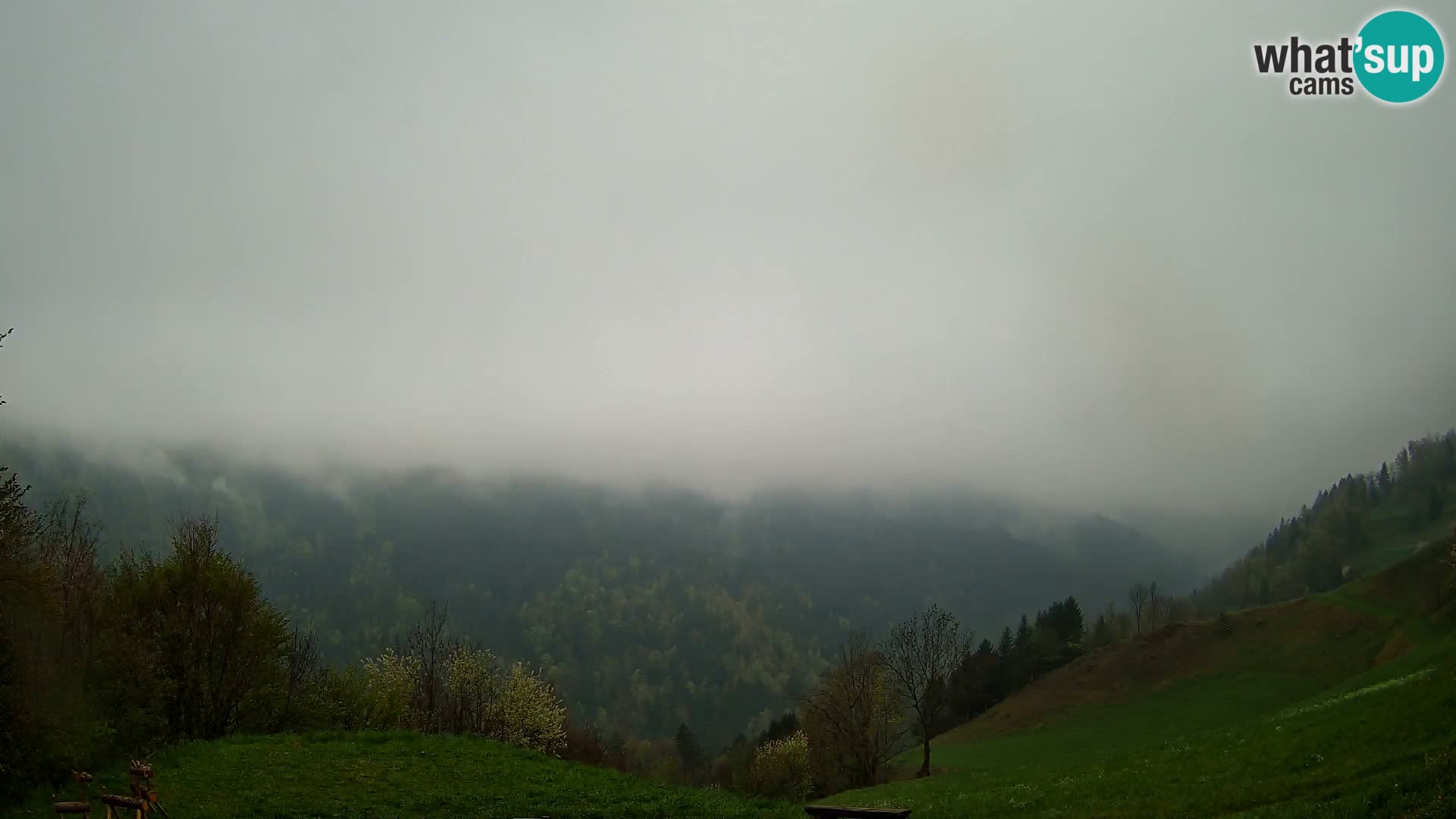 Webcam Brunarica Dražgoše – Live View of Ratitovec (1666 m)