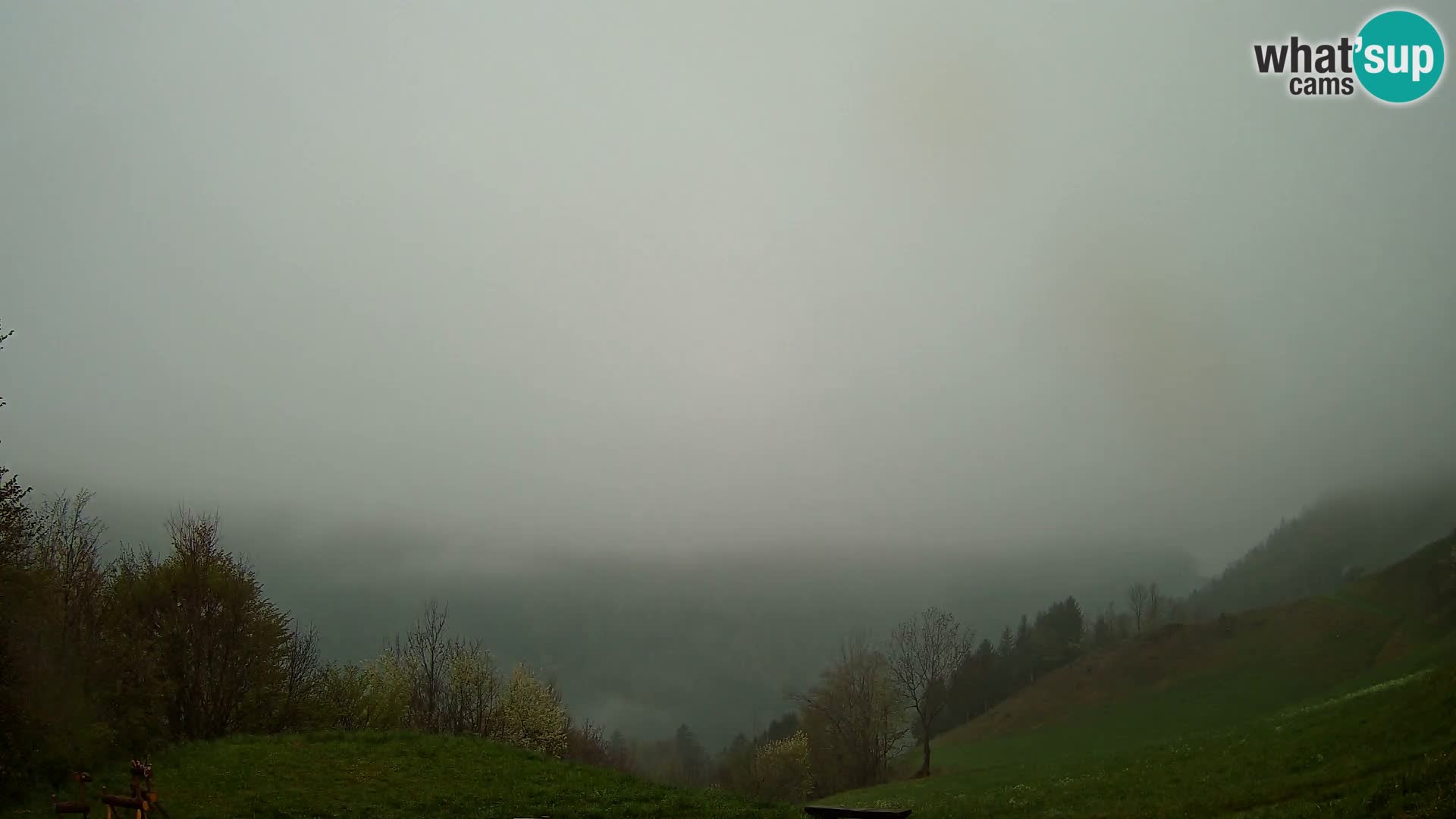 Webcam Brunarica Dražgoše – Live View of Ratitovec (1666 m)