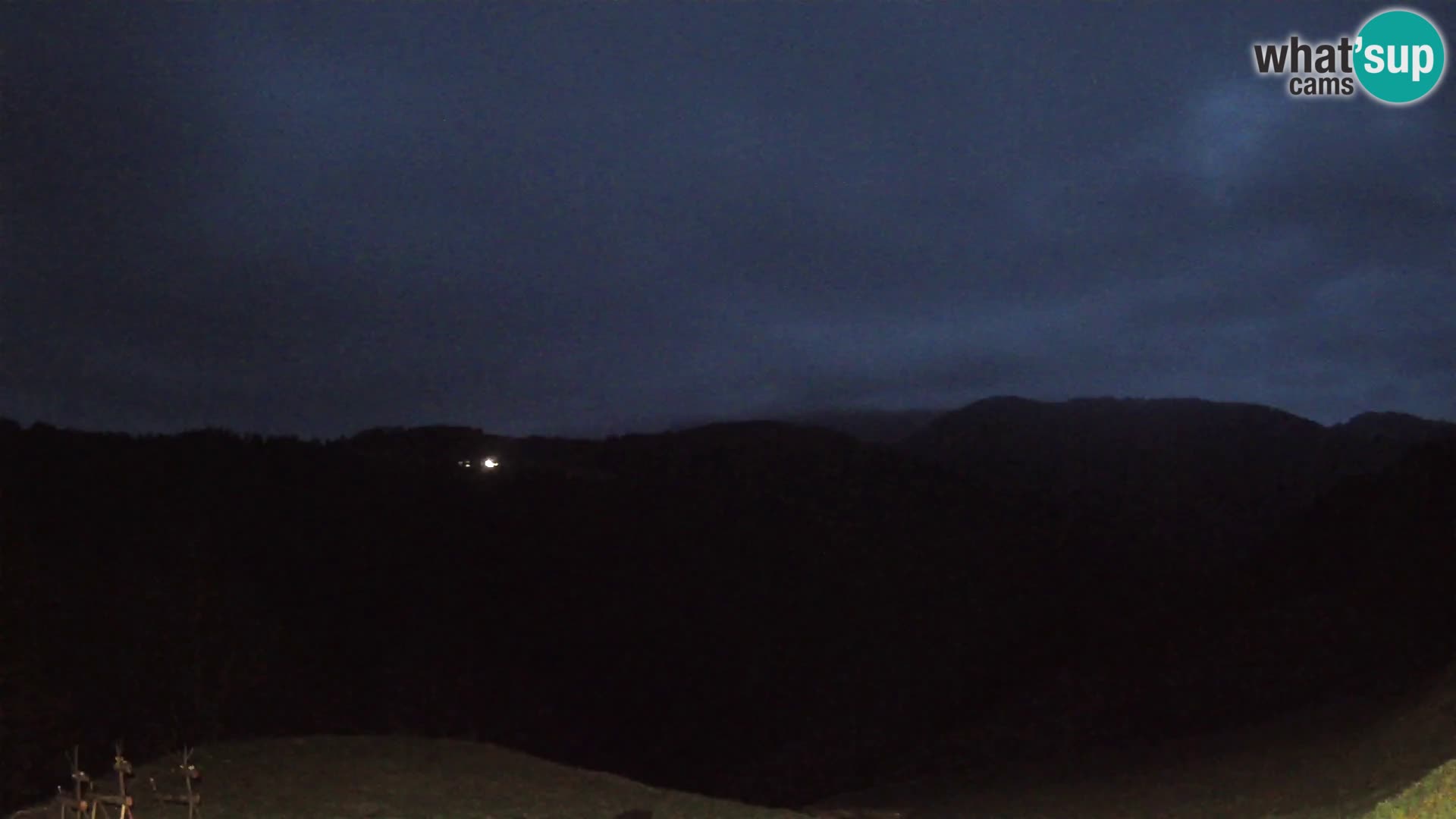 Webcam Brunarica Dražgoše – Live View of Ratitovec (1666 m)