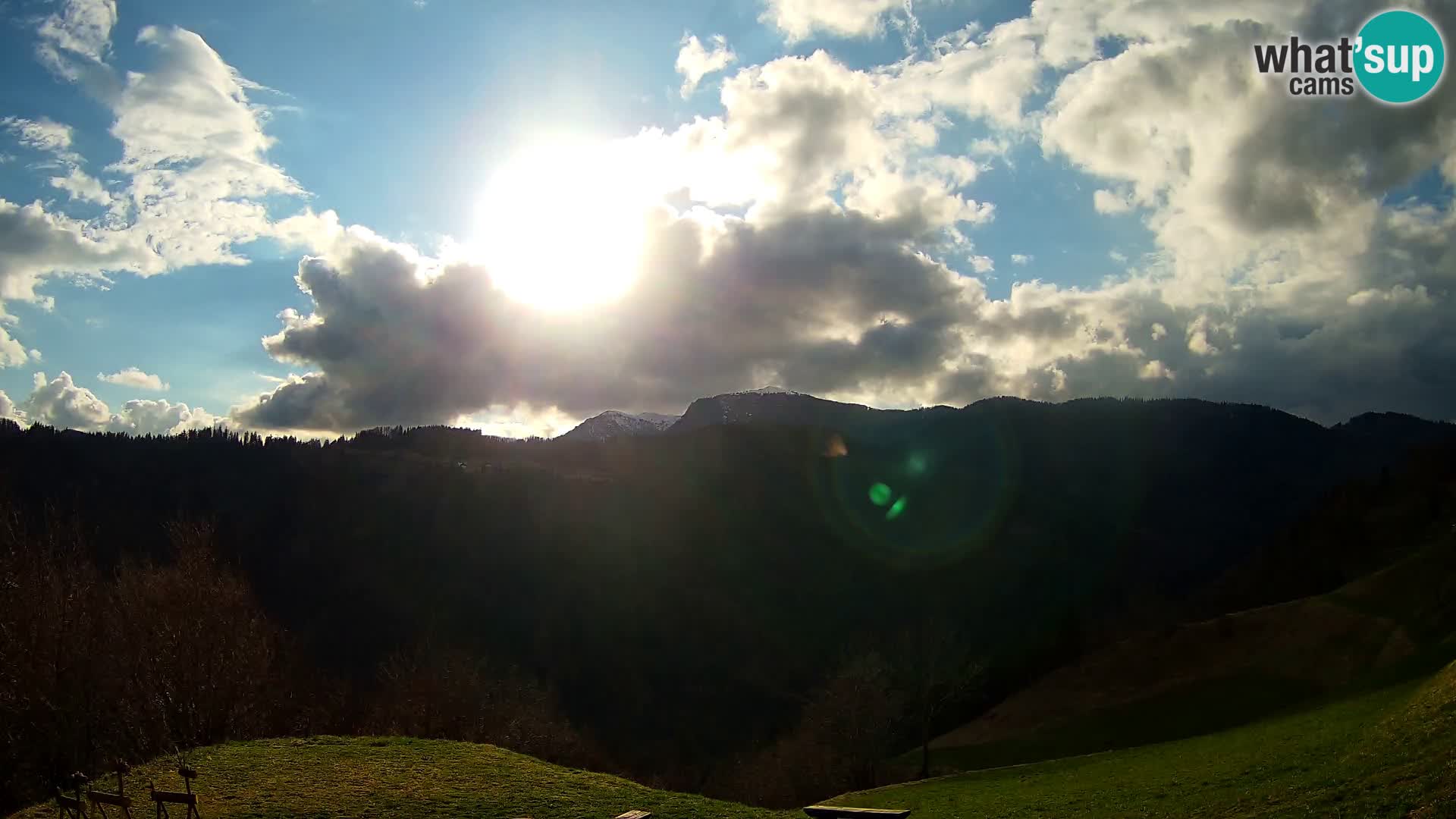 Web kamera Brunarica Dražgoše – Pogled uživo na Ratitovec (1666 m)