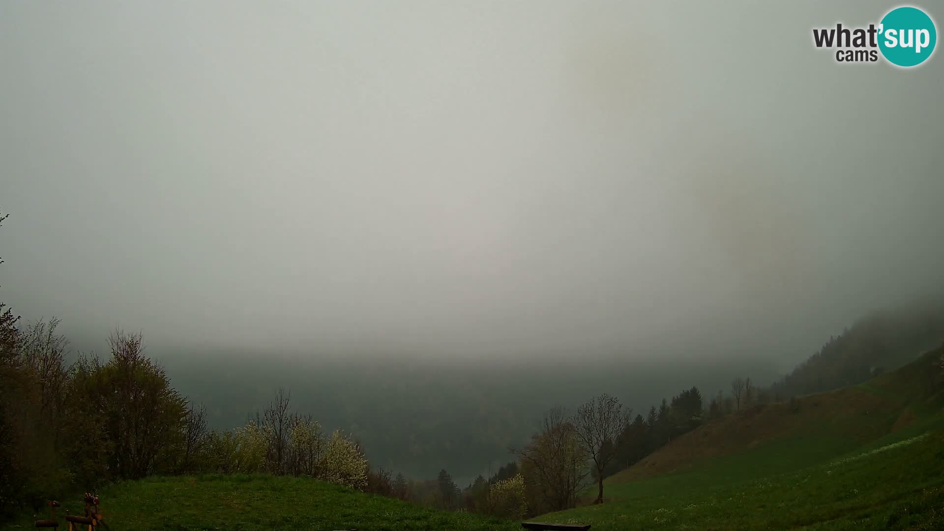 Webcam Brunarica Dražgoše – Live View of Ratitovec (1666 m)