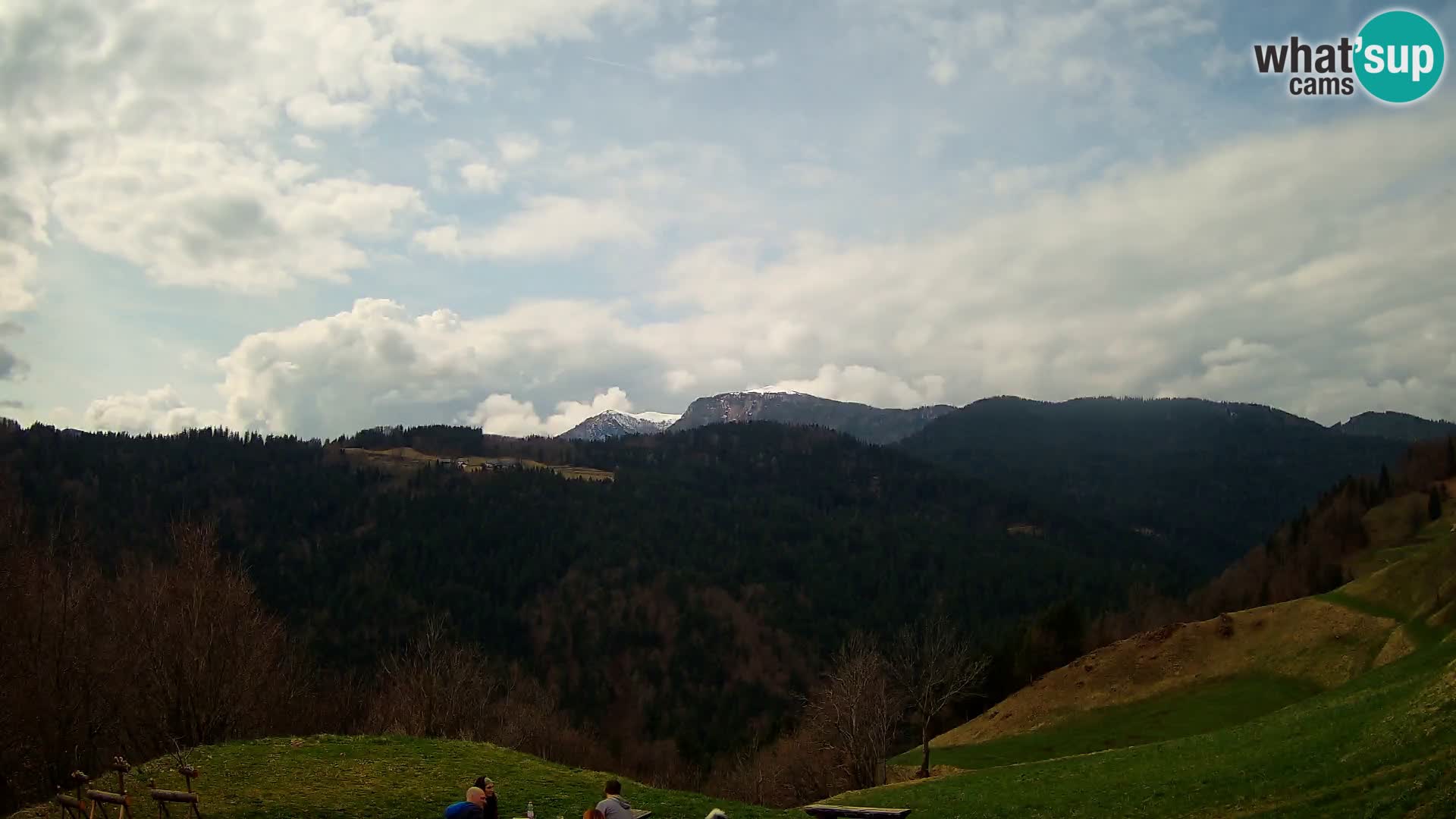 Webcam Brunarica Dražgoše – Live View of Ratitovec (1666 m)