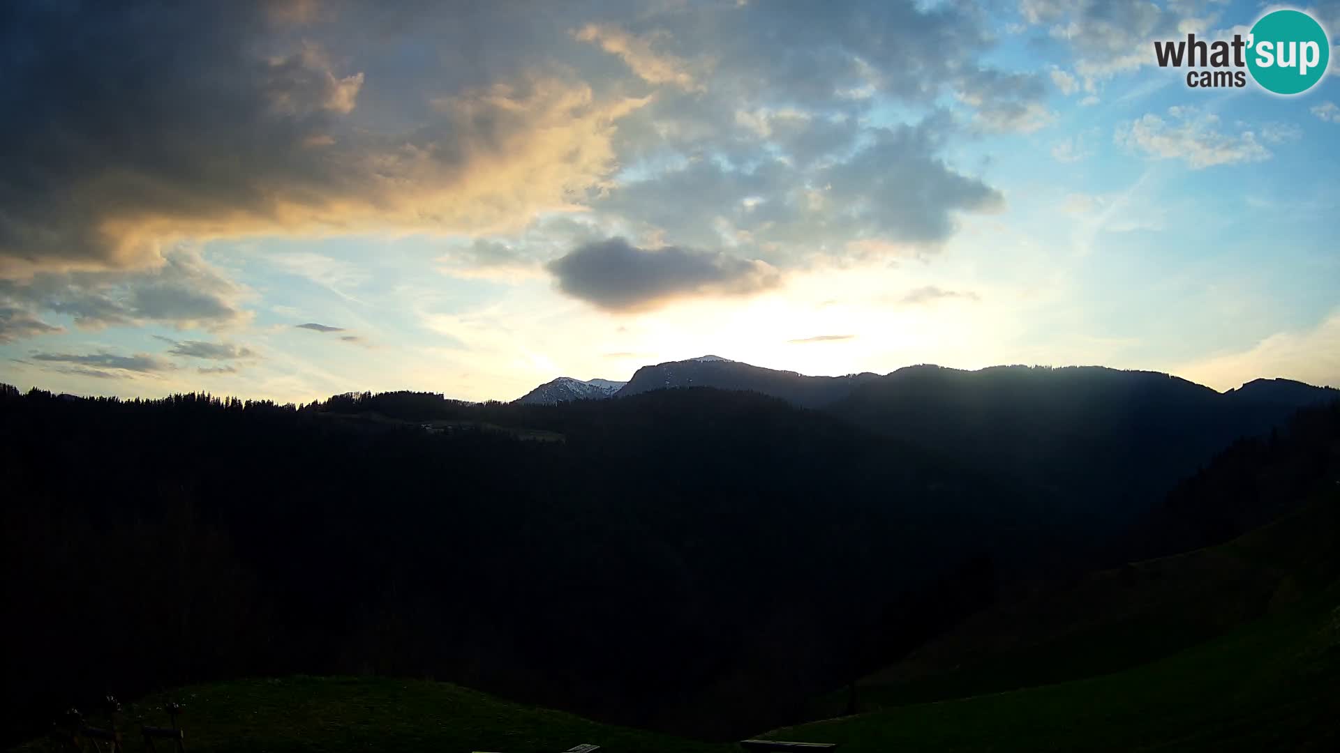 Webcam Brunarica Dražgoše – Live View of Ratitovec (1666 m)