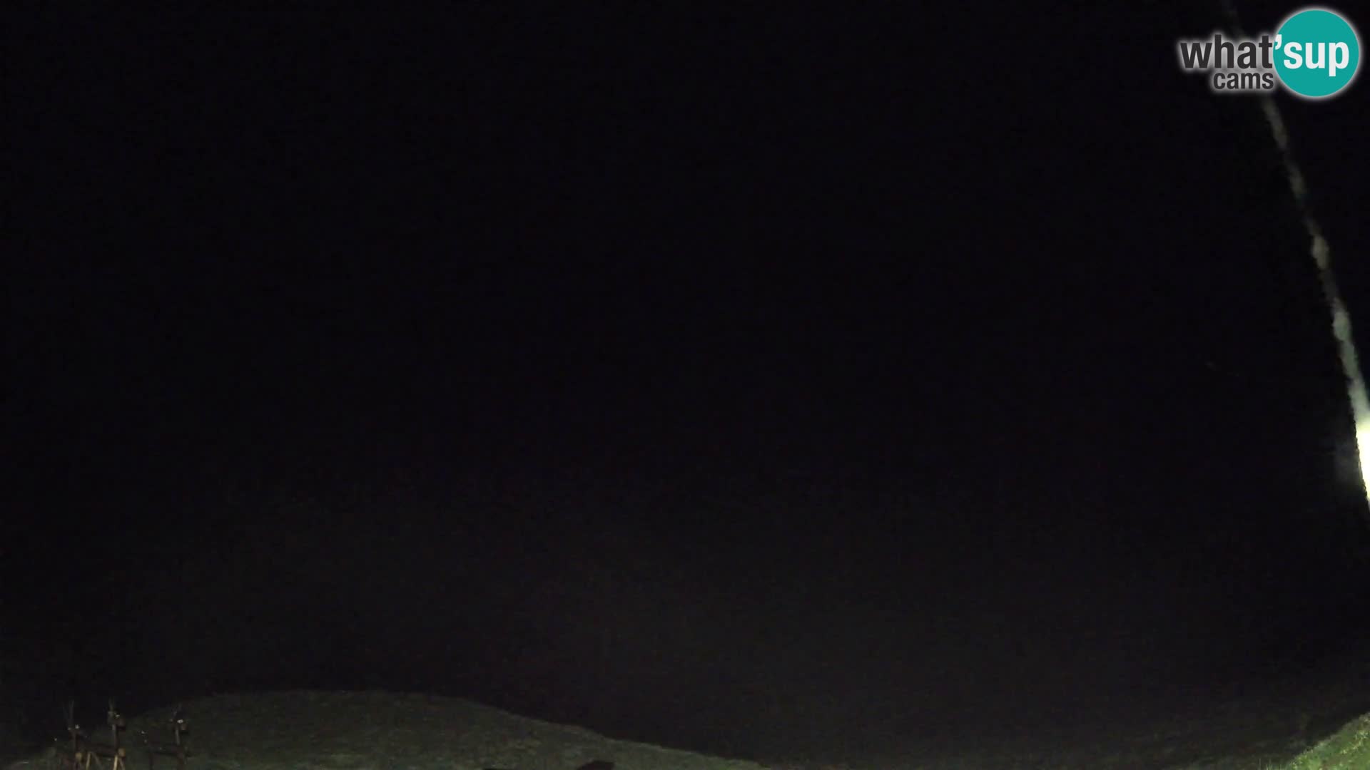 Spletna kamera Brunarica Dražgoše – Pogled v živo na Ratitovec (1666 m)