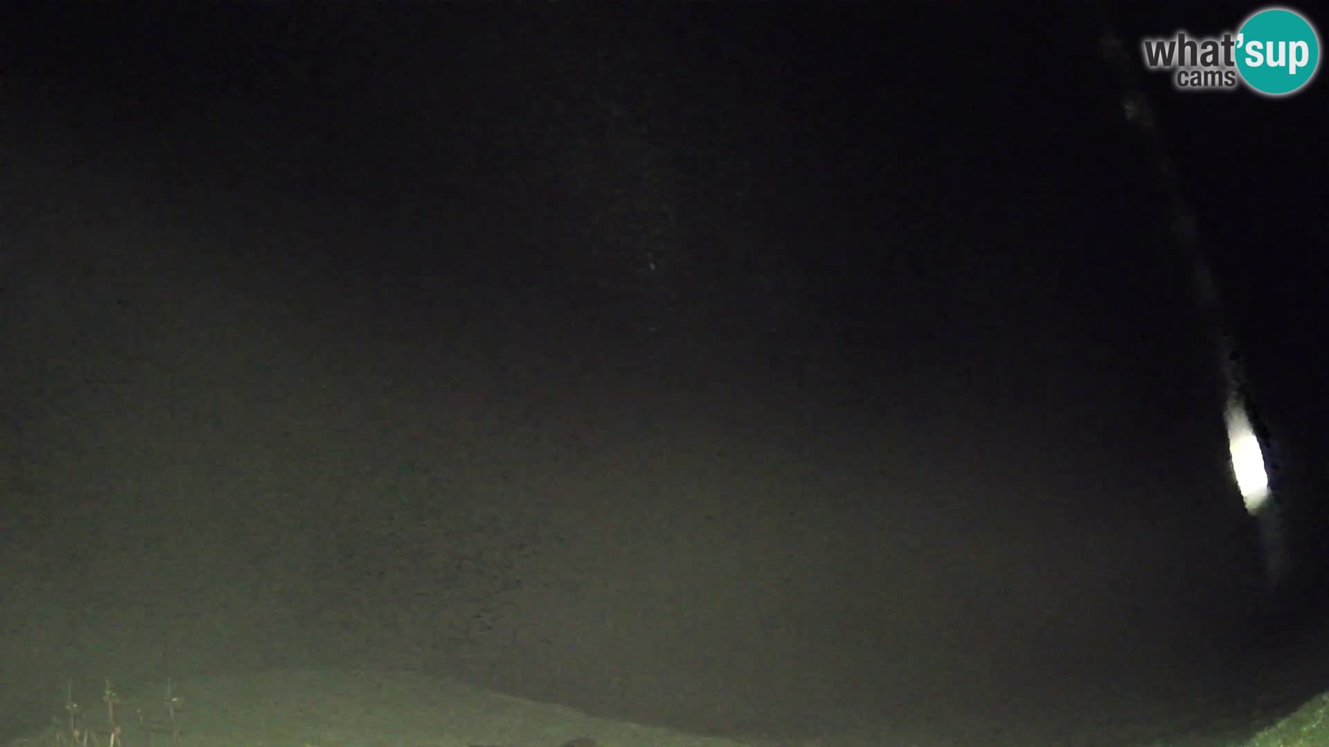 Spletna kamera Brunarica Dražgoše – Pogled v živo na Ratitovec (1666 m)