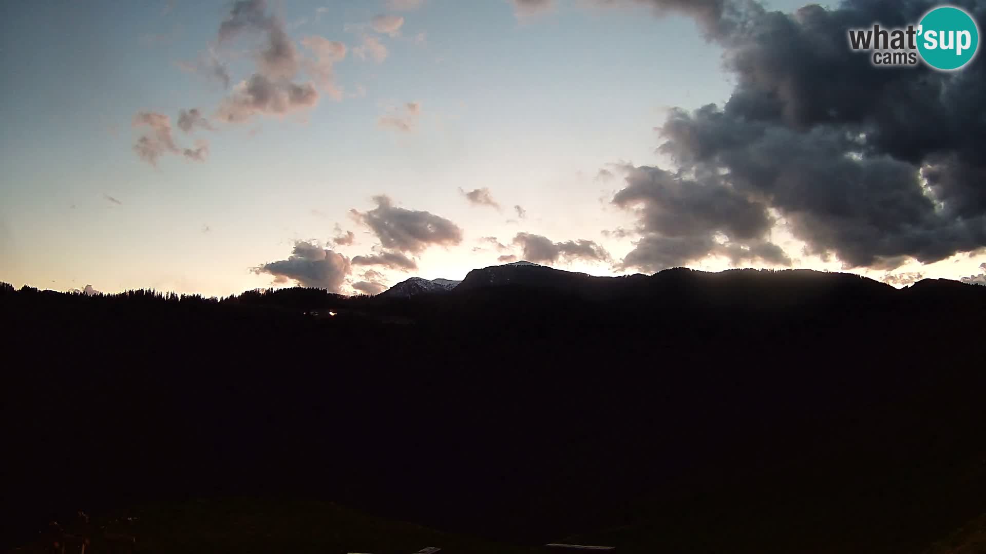 Webcam Brunarica Dražgoše – Live View of Ratitovec (1666 m)