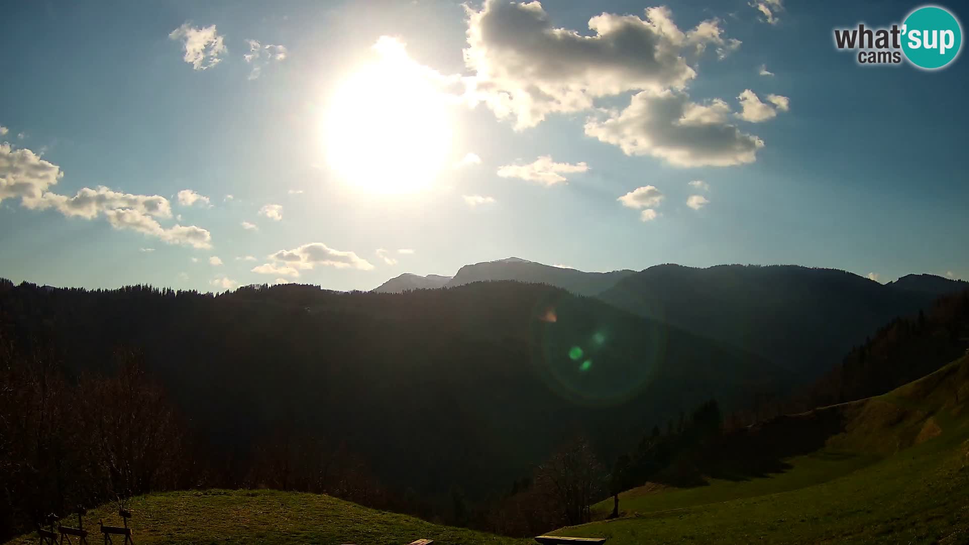 Web kamera Brunarica Dražgoše – Pogled uživo na Ratitovec (1666 m)