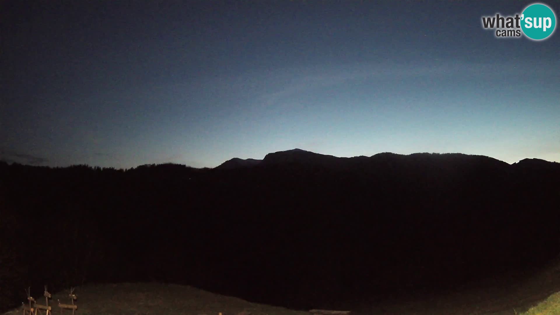 Webcam Brunarica Dražgoše – Liveblick auf Ratitovec (1666 m)