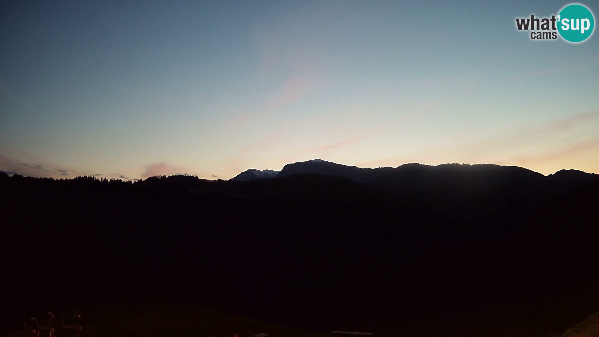 Webcam Brunarica Dražgoše – Live View of Ratitovec (1666 m)