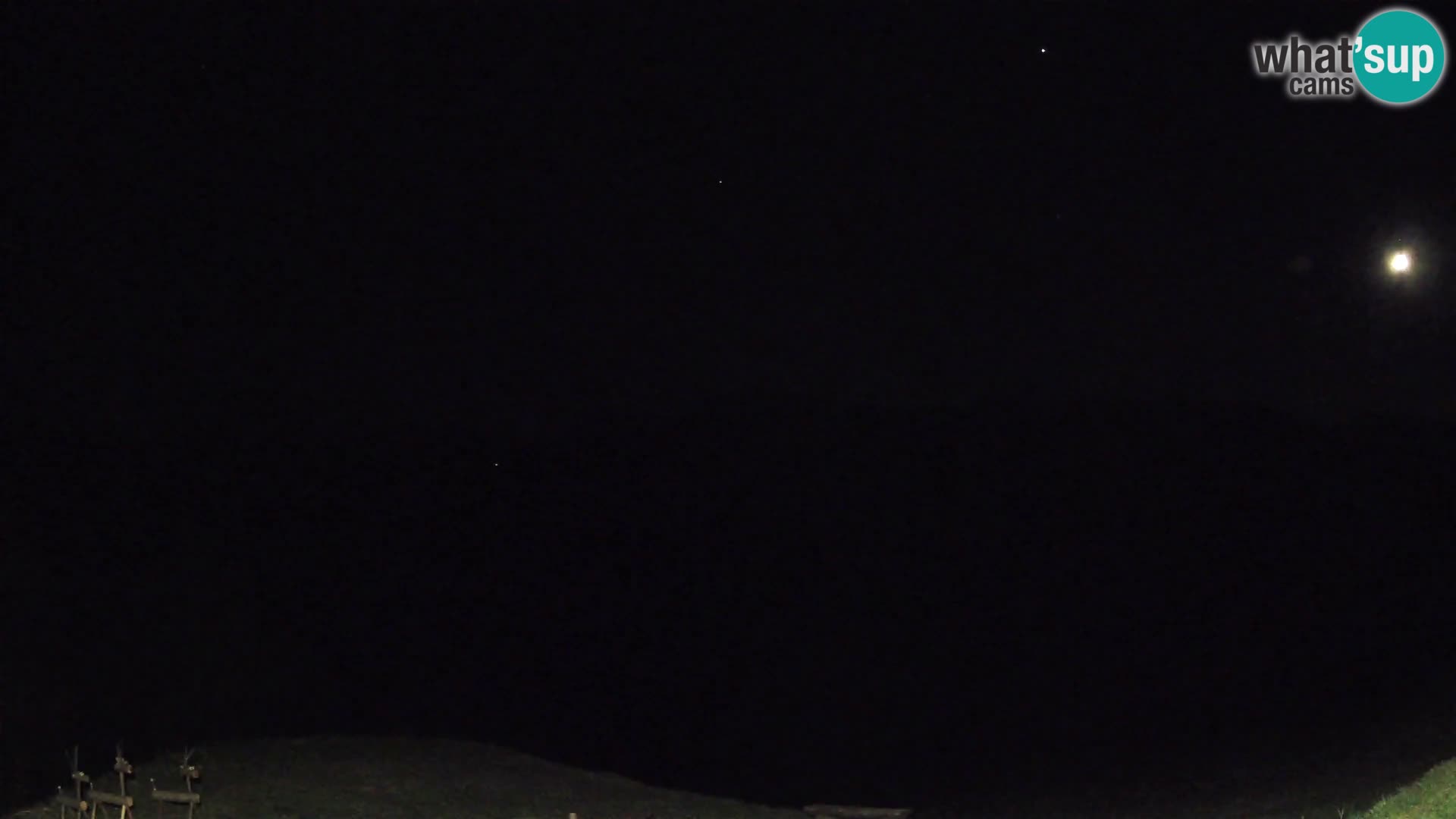 Spletna kamera Brunarica Dražgoše – Pogled v živo na Ratitovec (1666 m)