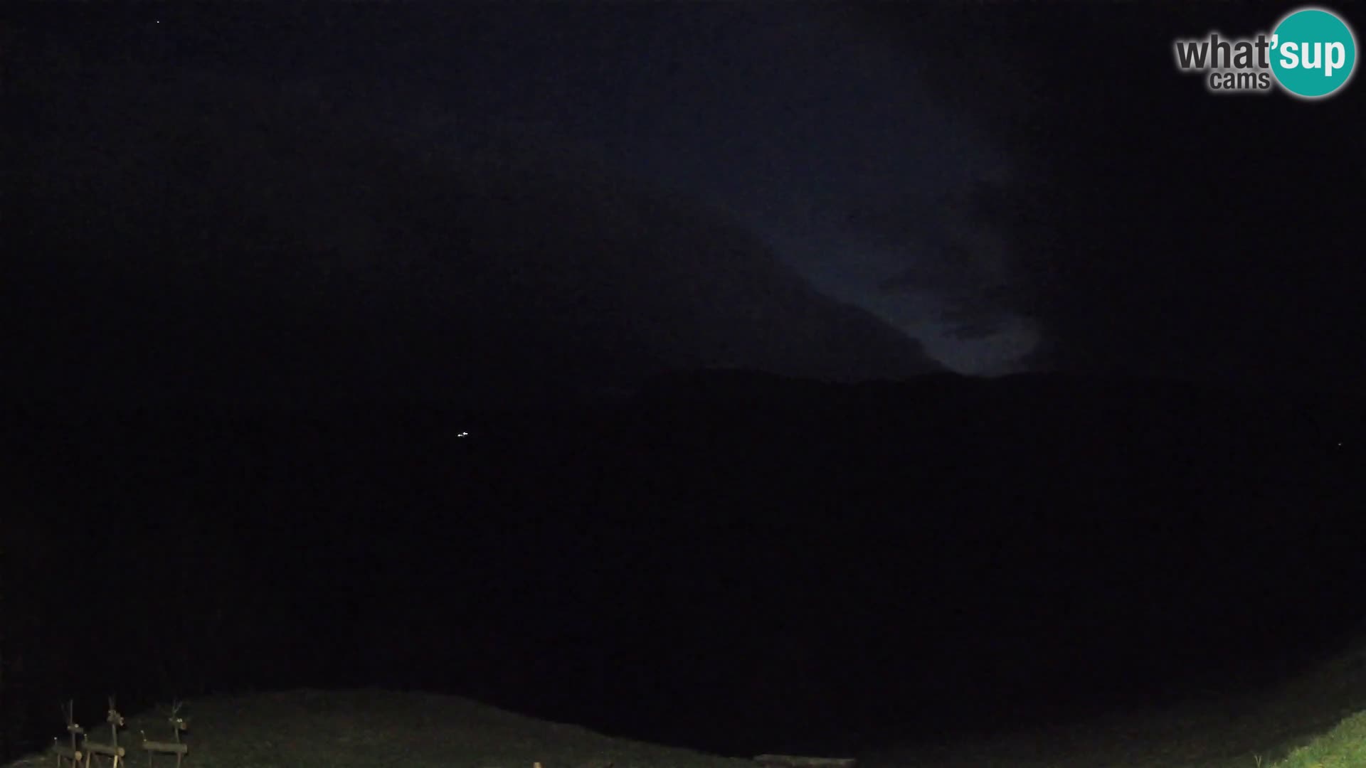 Webcam Brunarica Dražgoše – Vista live sul Ratitovec (1666 m)