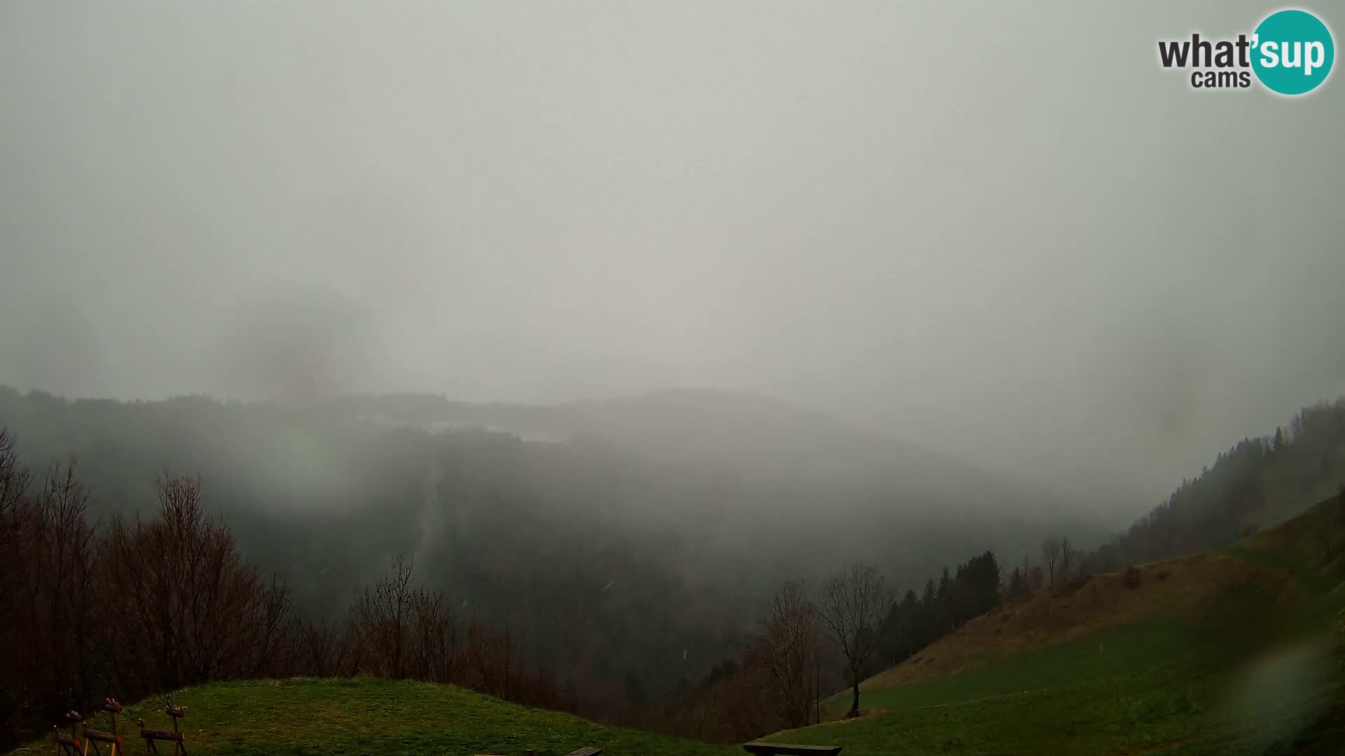 Web kamera Brunarica Dražgoše – Pogled uživo na Ratitovec (1666 m)