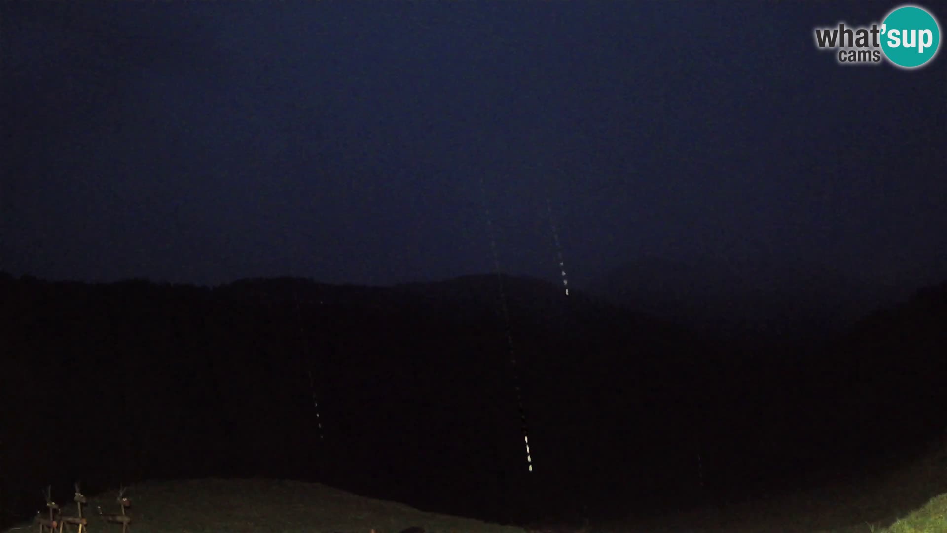 Webcam Brunarica Dražgoše – Vista live sul Ratitovec (1666 m)