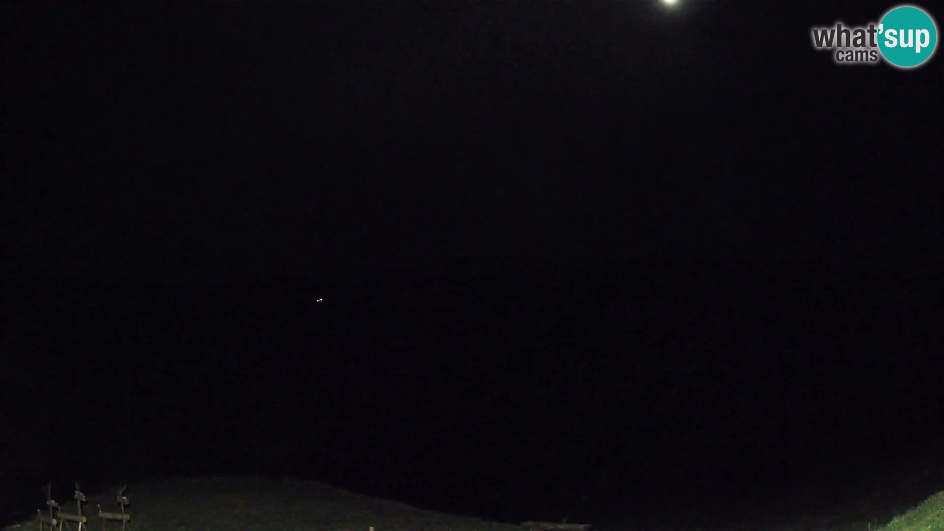 Spletna kamera Brunarica Dražgoše – Pogled v živo na Ratitovec (1666 m)