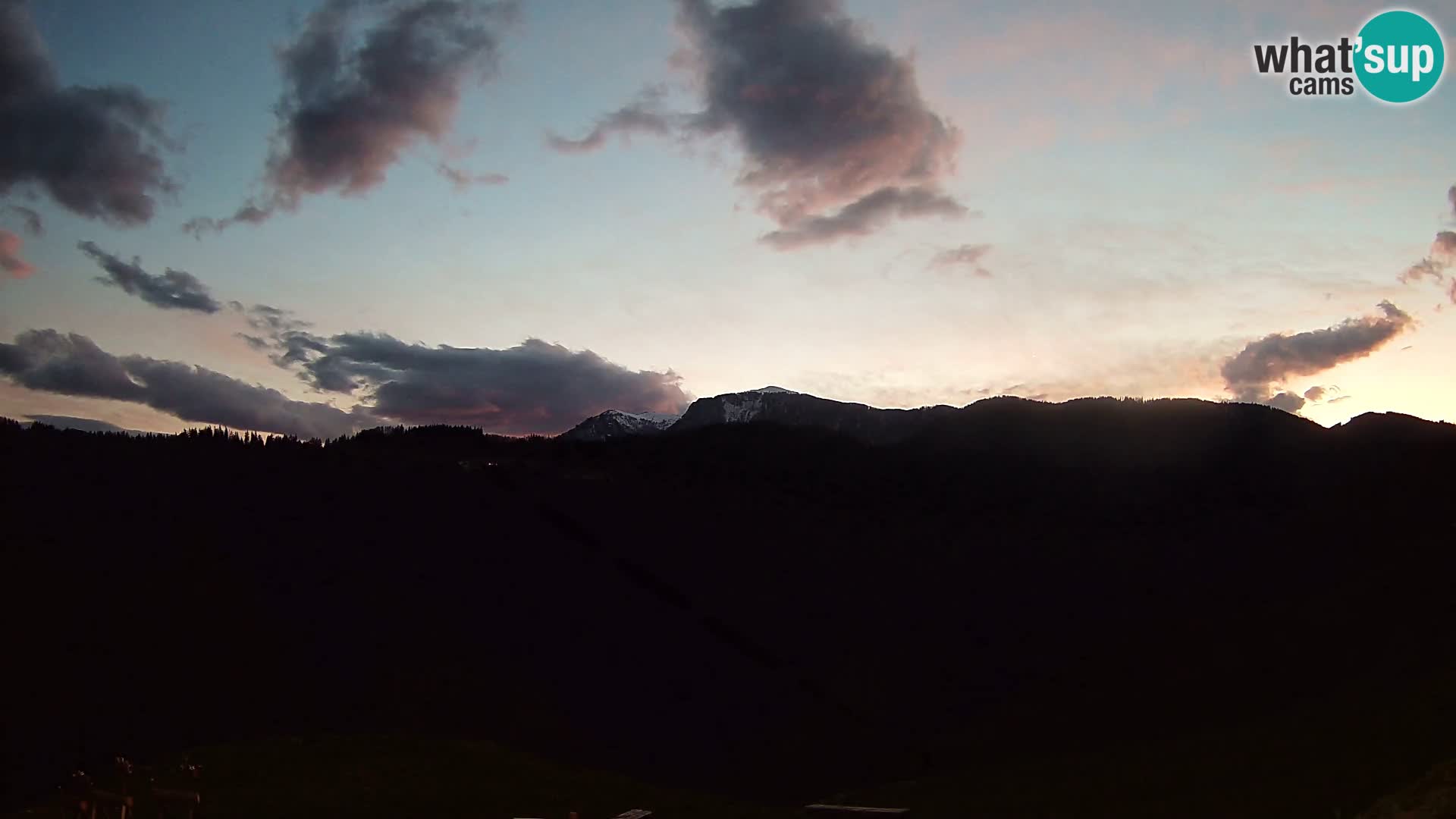 Webcam Brunarica Dražgoše – Liveblick auf Ratitovec (1666 m)