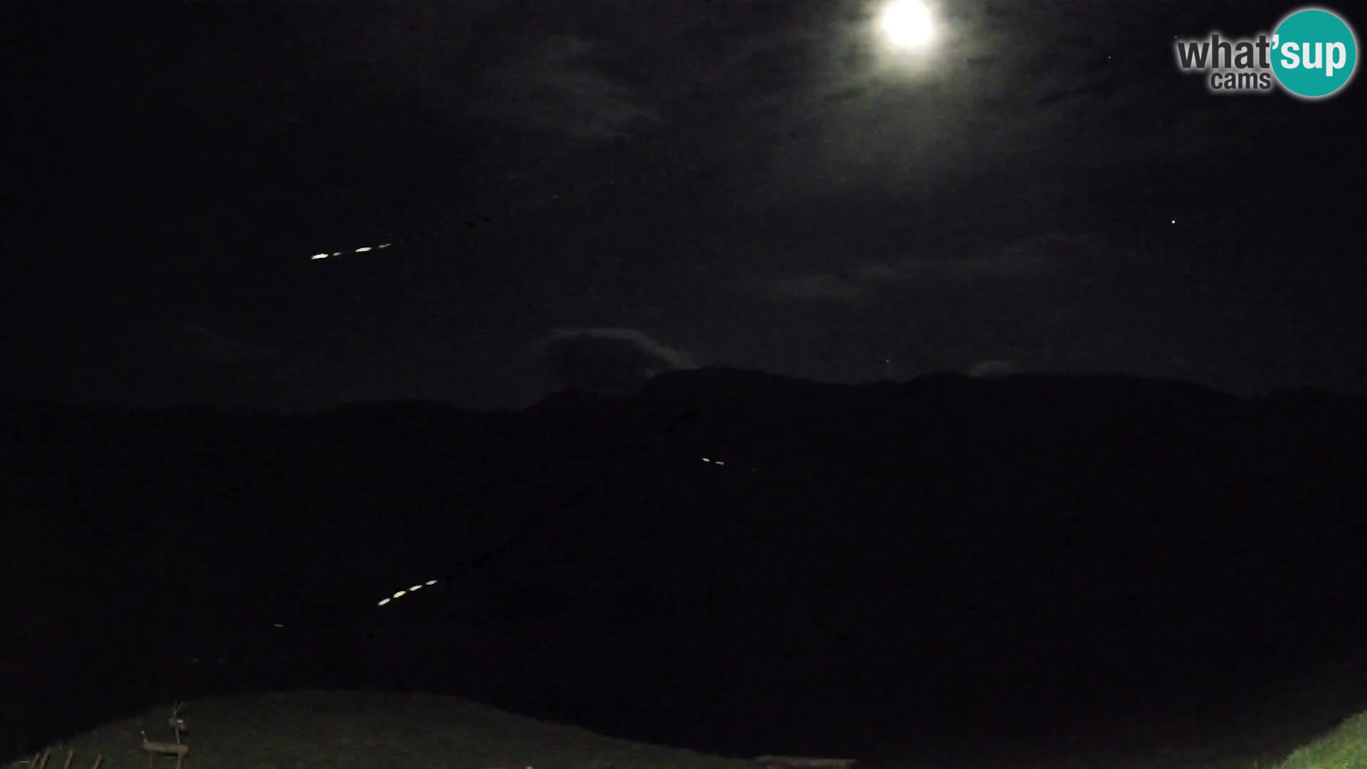 Spletna kamera Brunarica Dražgoše – Pogled v živo na Ratitovec (1666 m)