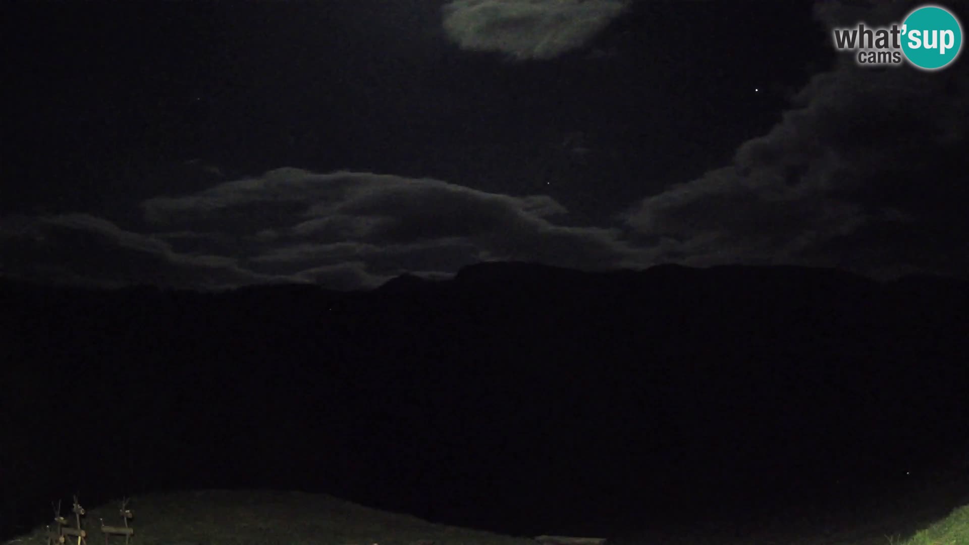 Webcam Brunarica Dražgoše – Vista live sul Ratitovec (1666 m)