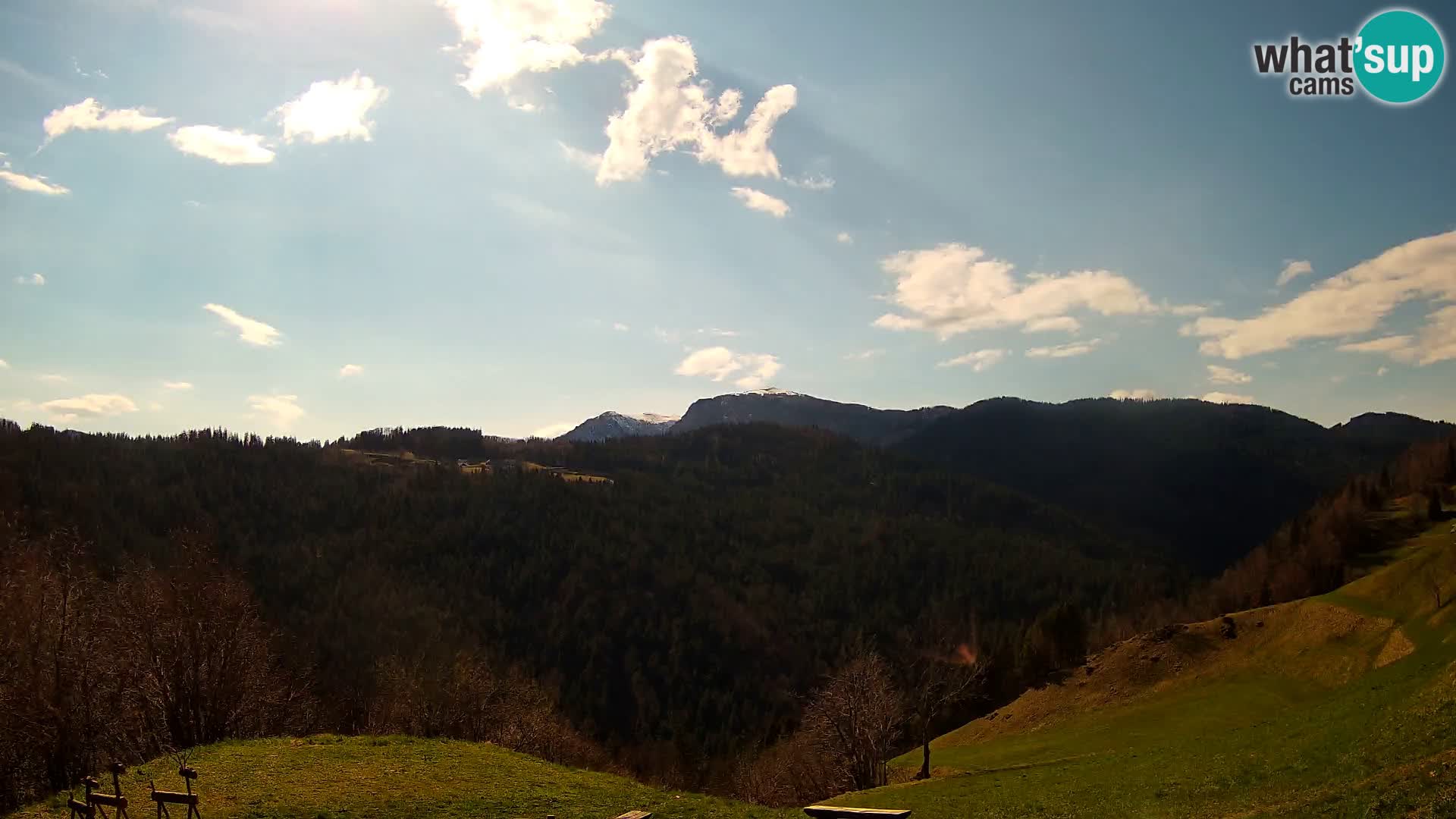 Webcam Brunarica Dražgoše – Liveblick auf Ratitovec (1666 m)