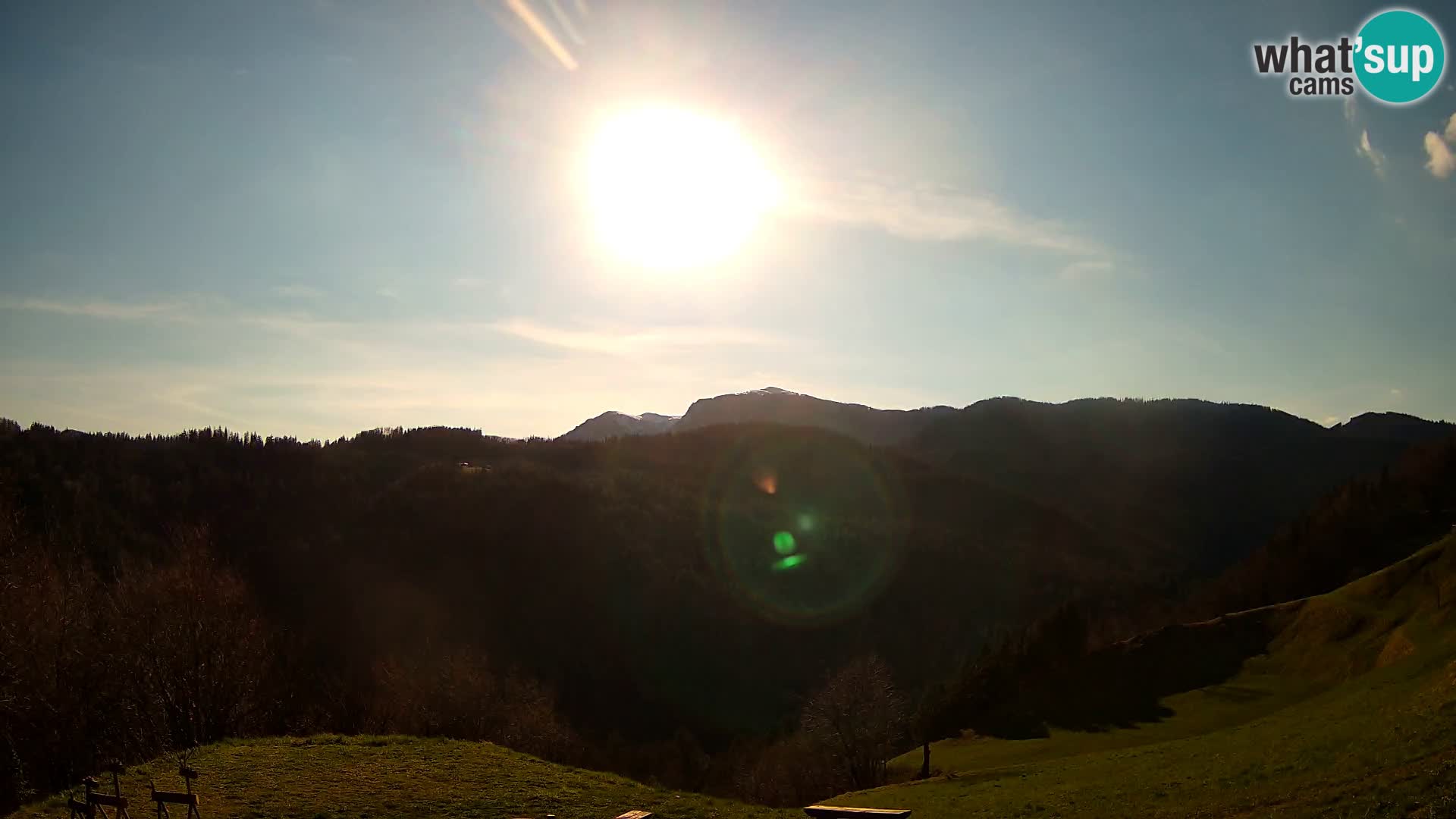 Webcam Brunarica Dražgoše – Liveblick auf Ratitovec (1666 m)