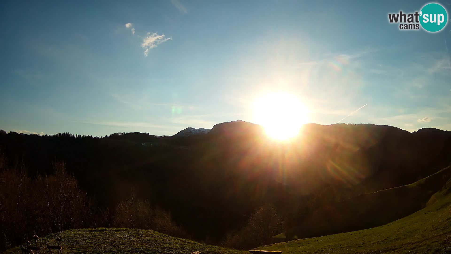 Webcam Brunarica Dražgoše – Liveblick auf Ratitovec (1666 m)