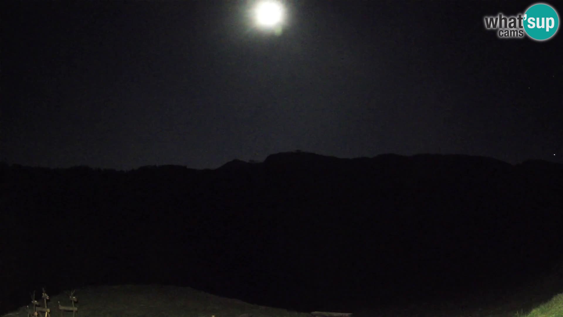 Webcam Brunarica Dražgoše – Live View of Ratitovec (1666 m)