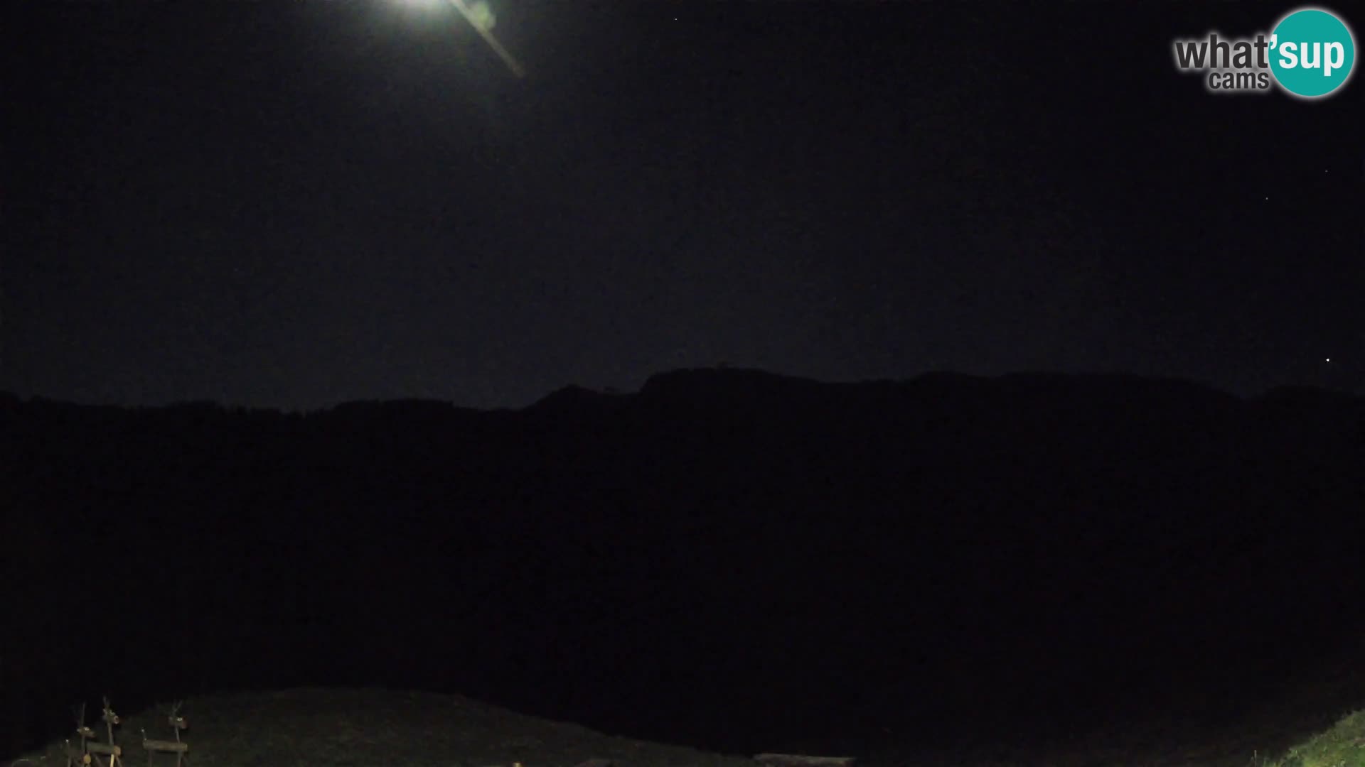 Webcam Brunarica Dražgoše – Vista live sul Ratitovec (1666 m)