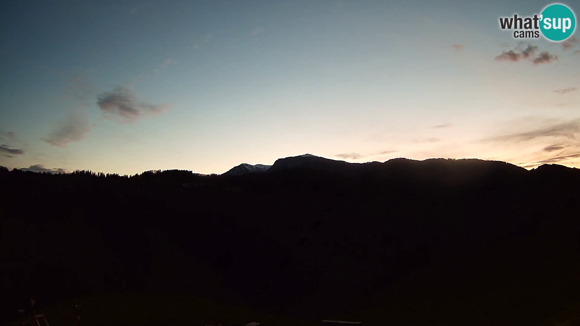 Webcam Brunarica Dražgoše – Live View of Ratitovec (1666 m)