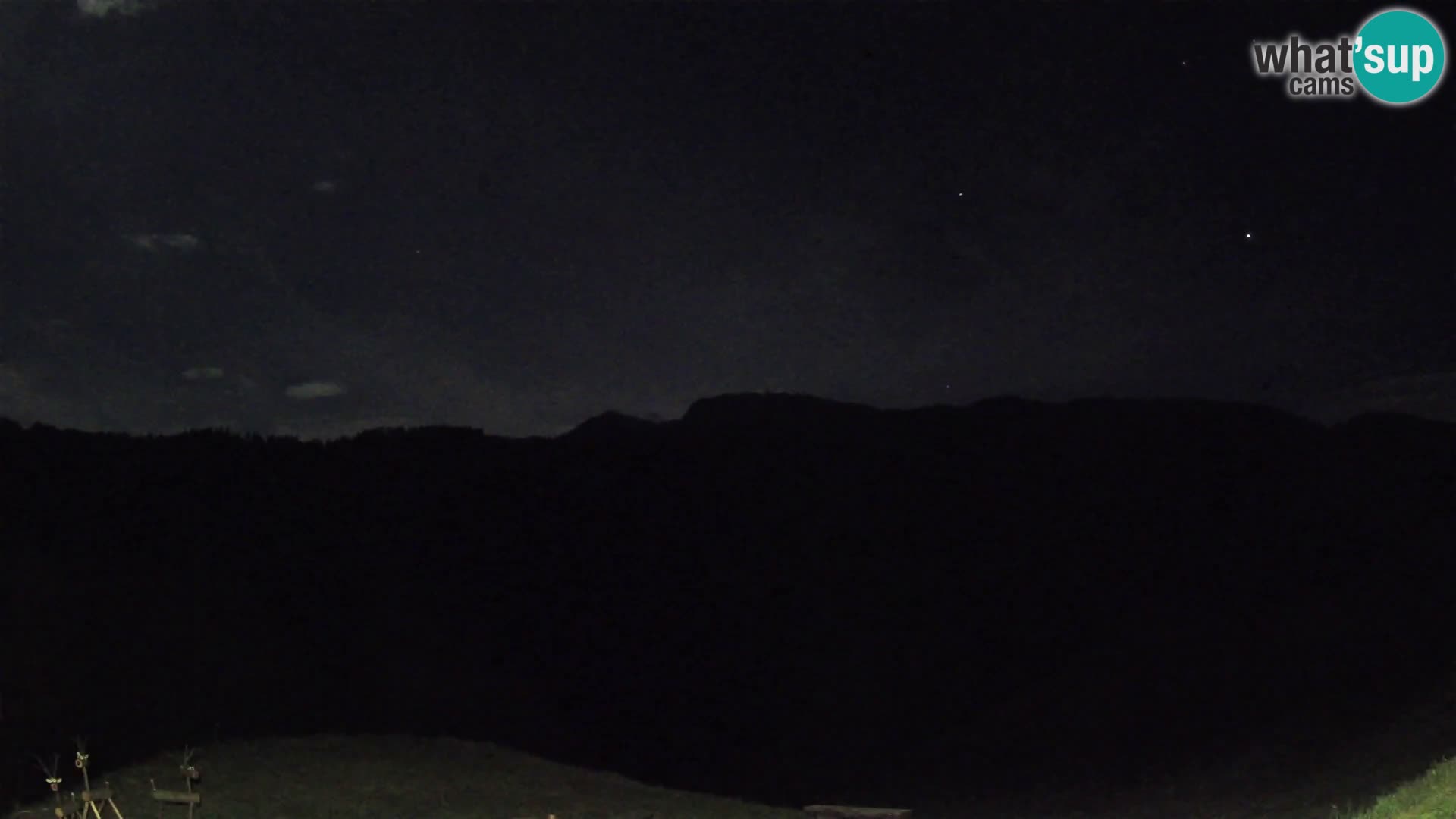 Webcam Brunarica Dražgoše – Liveblick auf Ratitovec (1666 m)