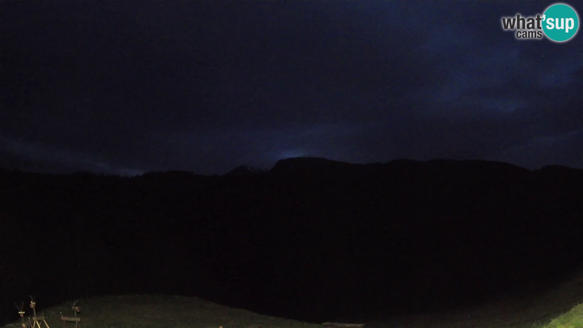 Webcam Brunarica Dražgoše – Live View of Ratitovec (1666 m)