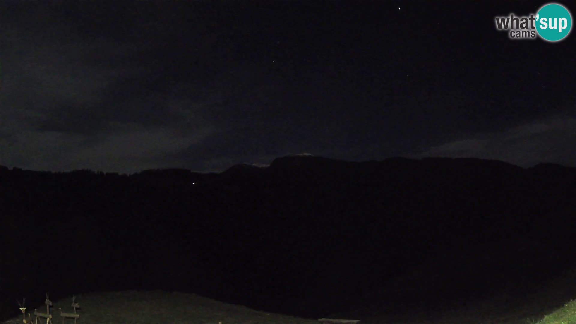 Webcam Brunarica Dražgoše – Live View of Ratitovec (1666 m)