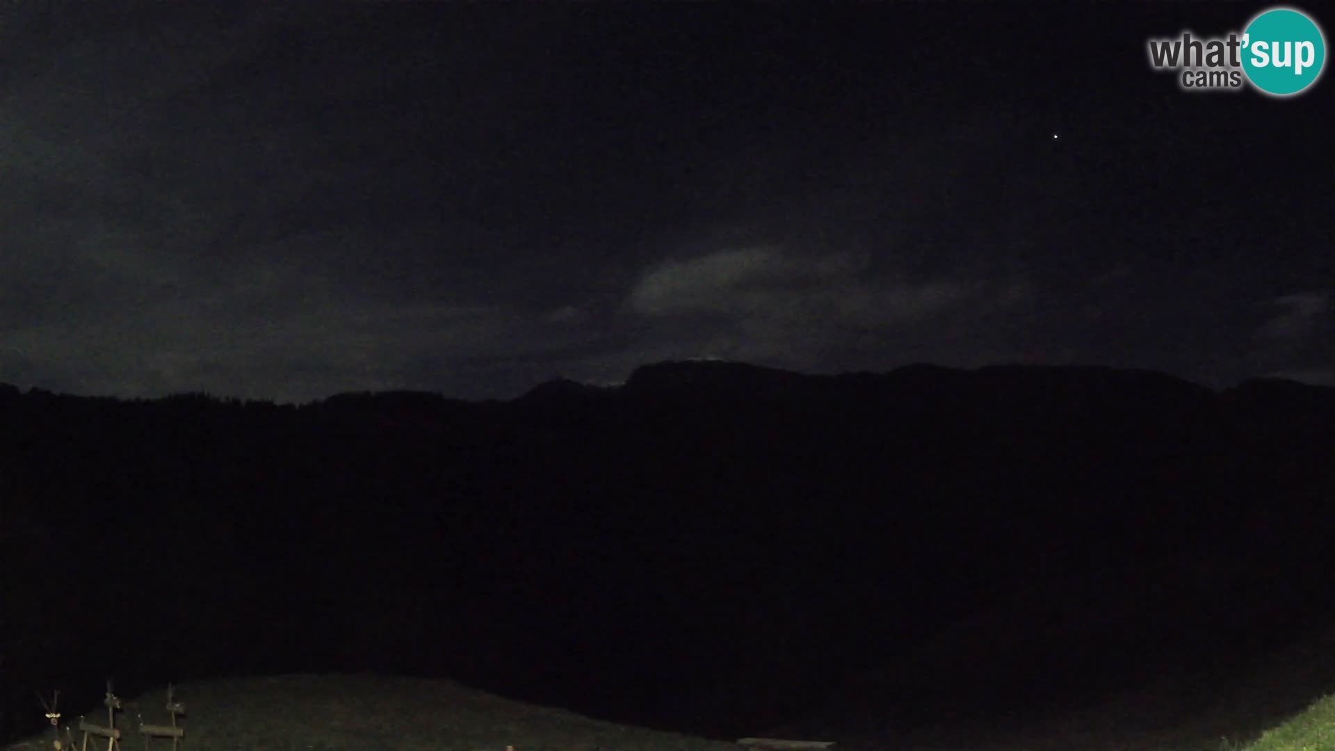 Webcam Brunarica Dražgoše – Live View of Ratitovec (1666 m)