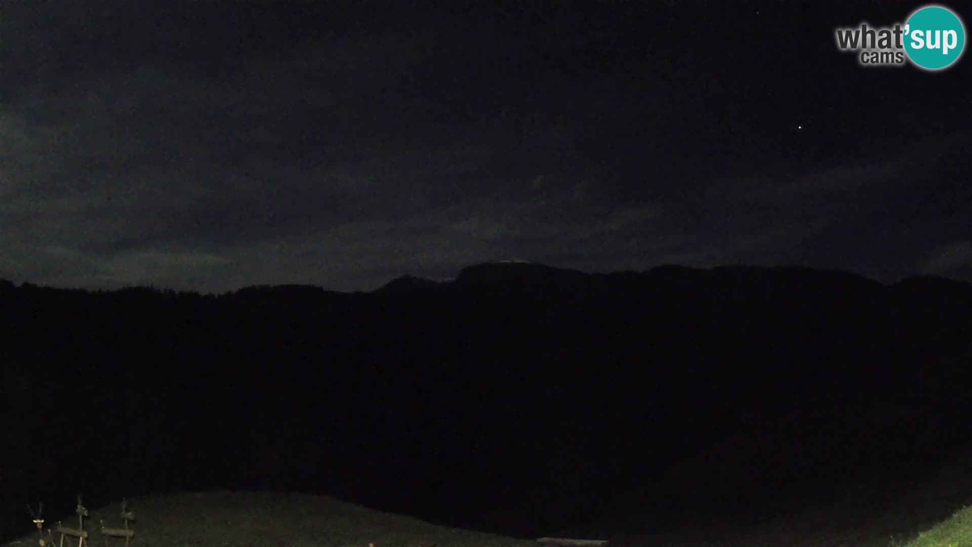 Webcam Brunarica Dražgoše – Live View of Ratitovec (1666 m)