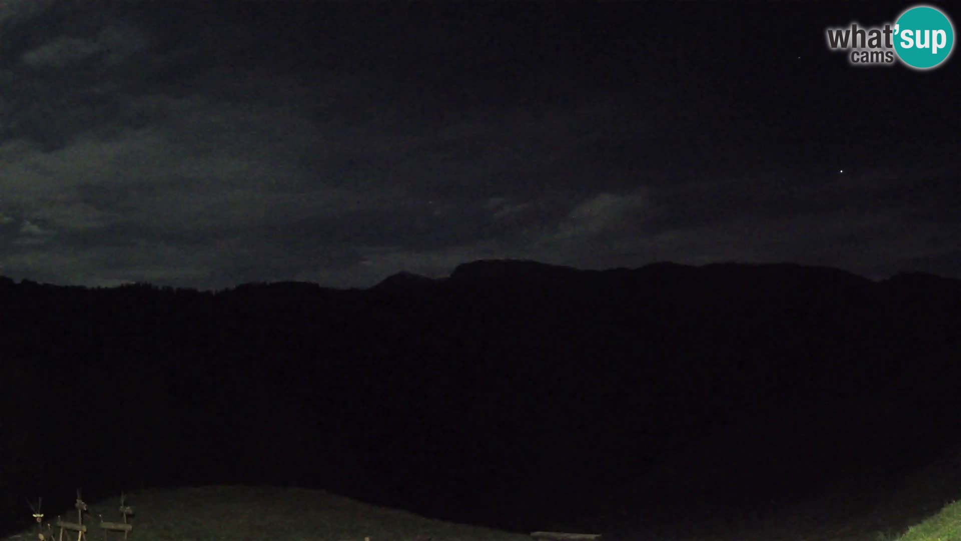 Webcam Brunarica Dražgoše – Liveblick auf Ratitovec (1666 m)