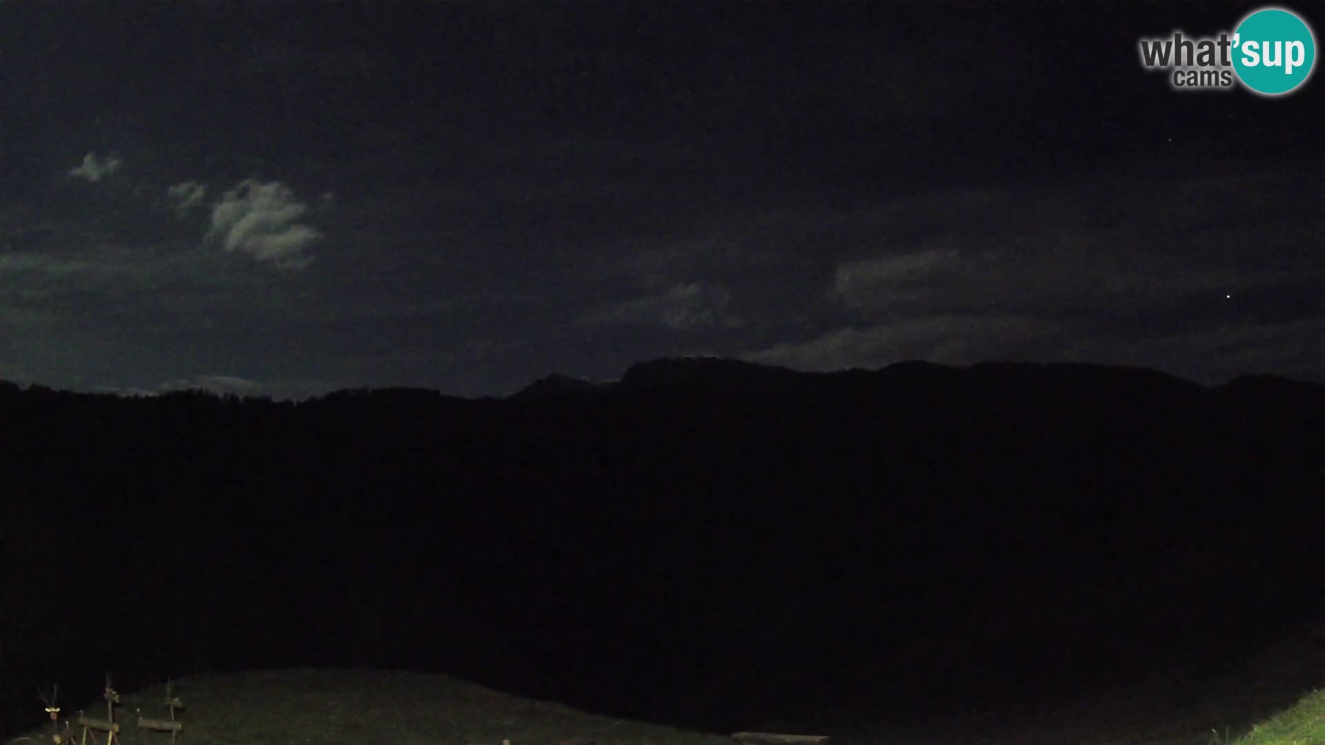 Webcam Brunarica Dražgoše – Live View of Ratitovec (1666 m)